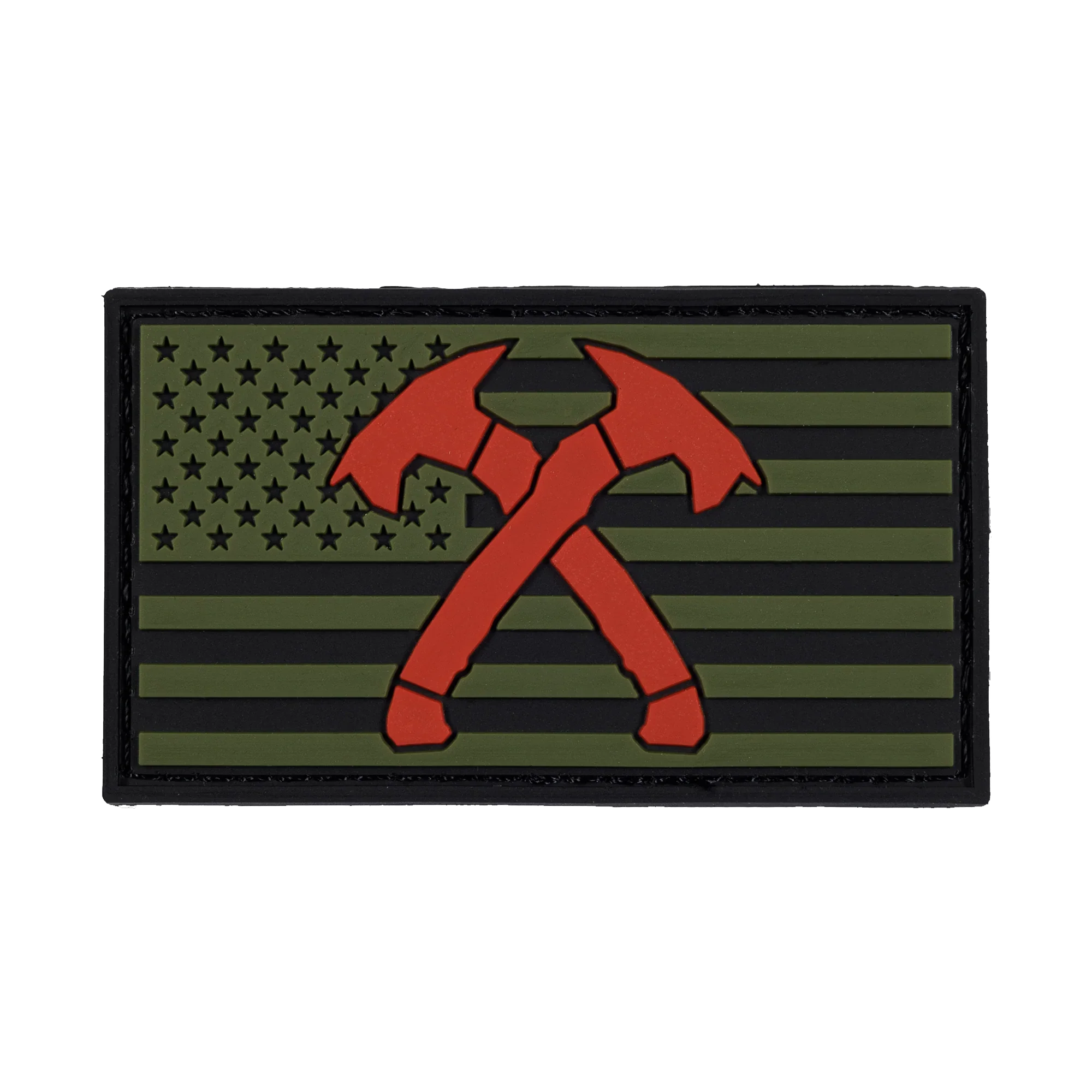 Jack Carr American Flag Patch featured in The Terminal List intro garage