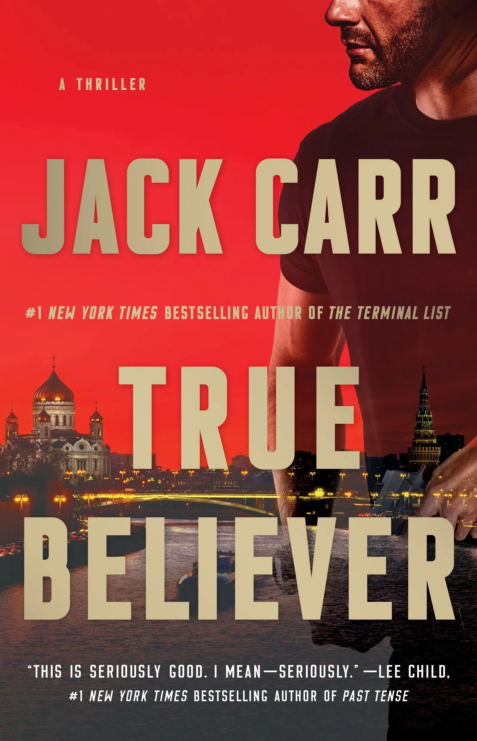 True Believer: True Believer novel cover by Jack Carr featured in The Terminal List intro garage