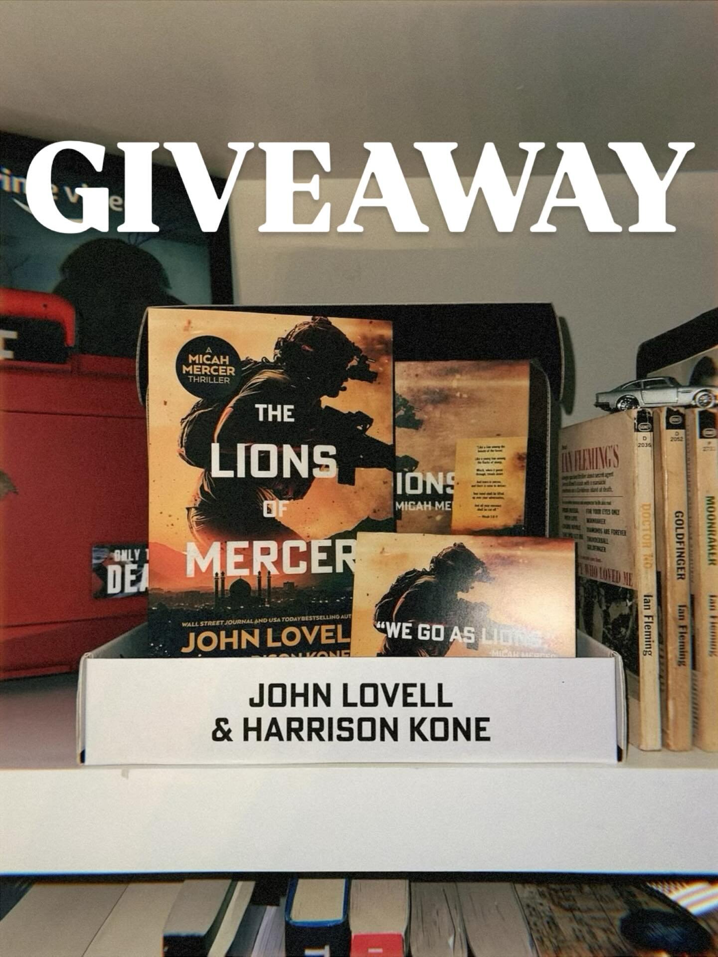 WE GO AS LIONS.
Giveaway details below.👇 

Readers beware &mdash; a new thriller hero has arrived. Guided by justice and righteousness as his north star, former Army Ranger and CIA paramilitary operator Micah Mercer traverses the globe rescuing vict