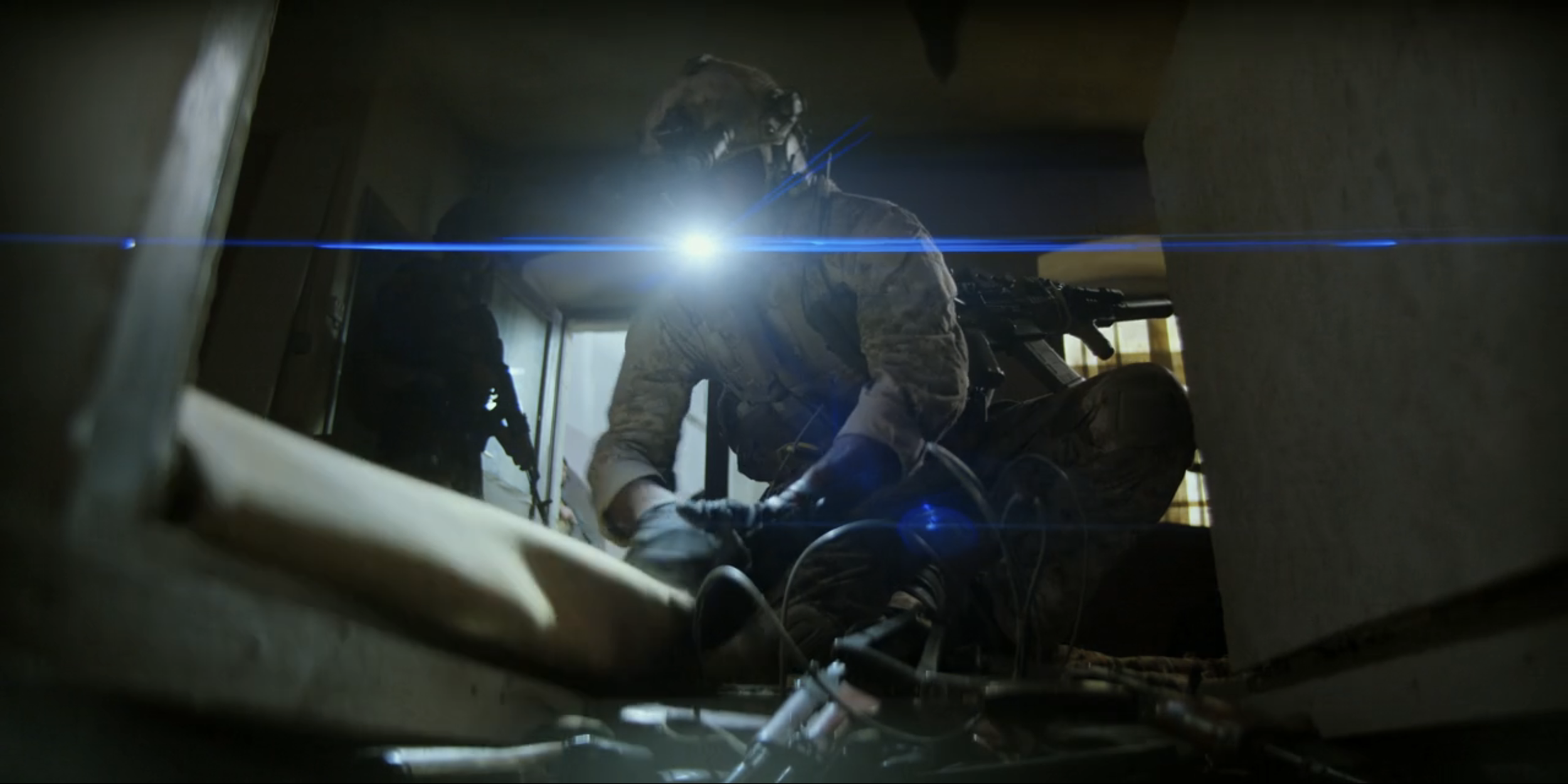 An AK used in The Terminal List: Dark Wolf Episode 1.