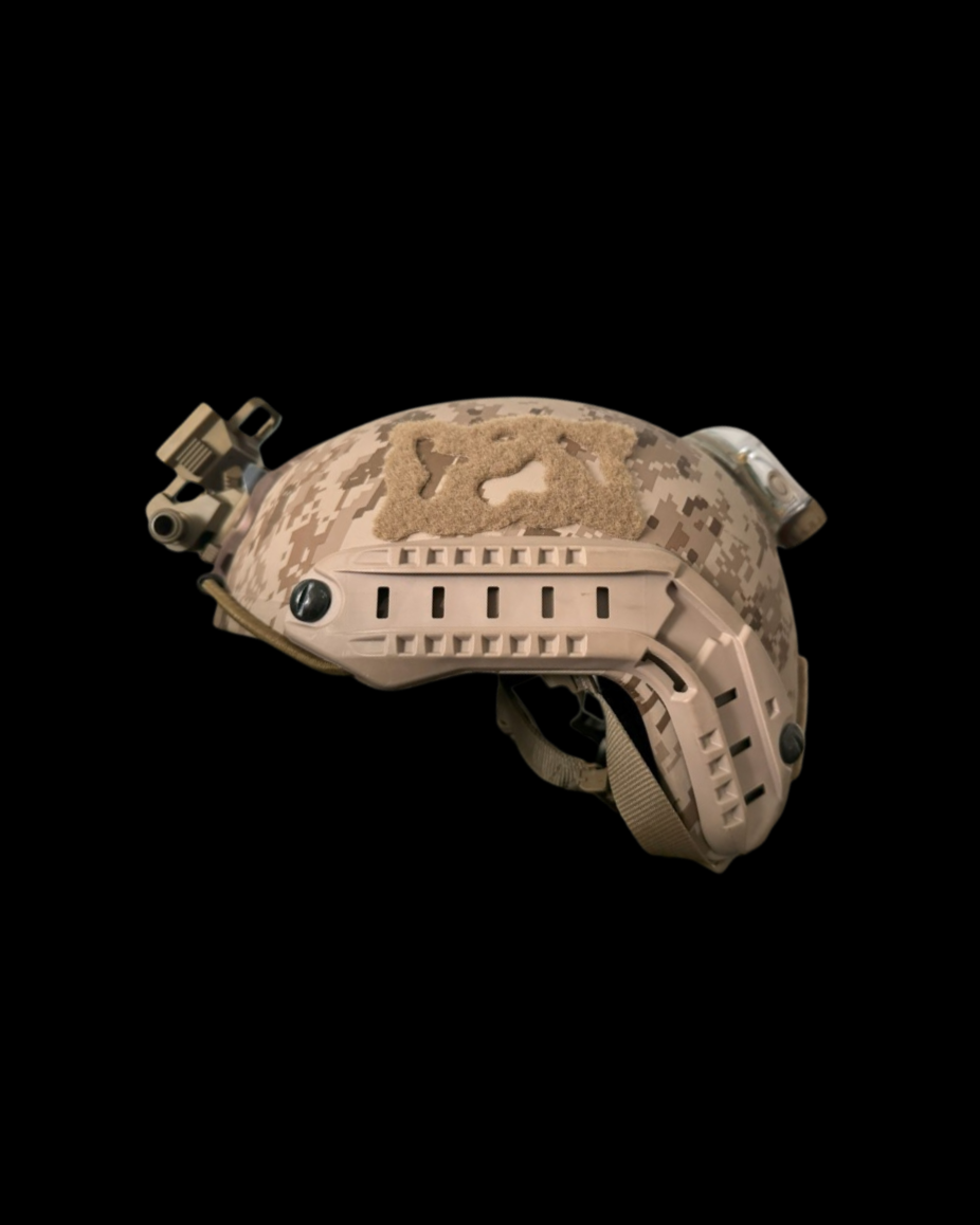 The helmet Navy SEALs wear in Iraq in The Terminal List: Dark Wolf Episode 1