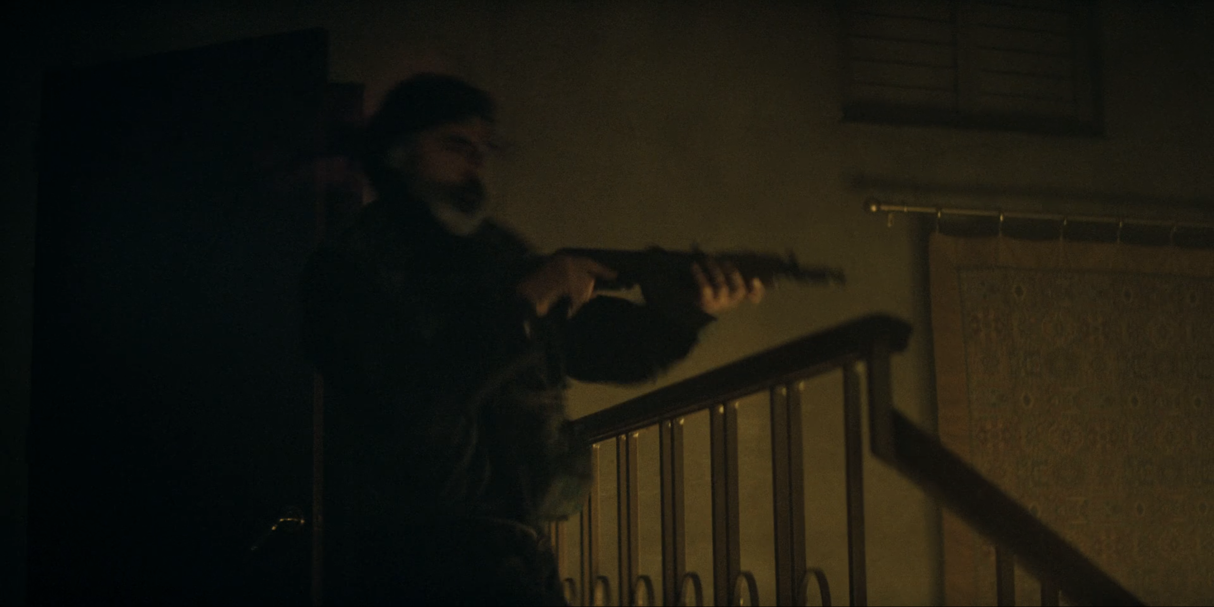 An AK used in The Terminal List: Dark Wolf Episode 1.