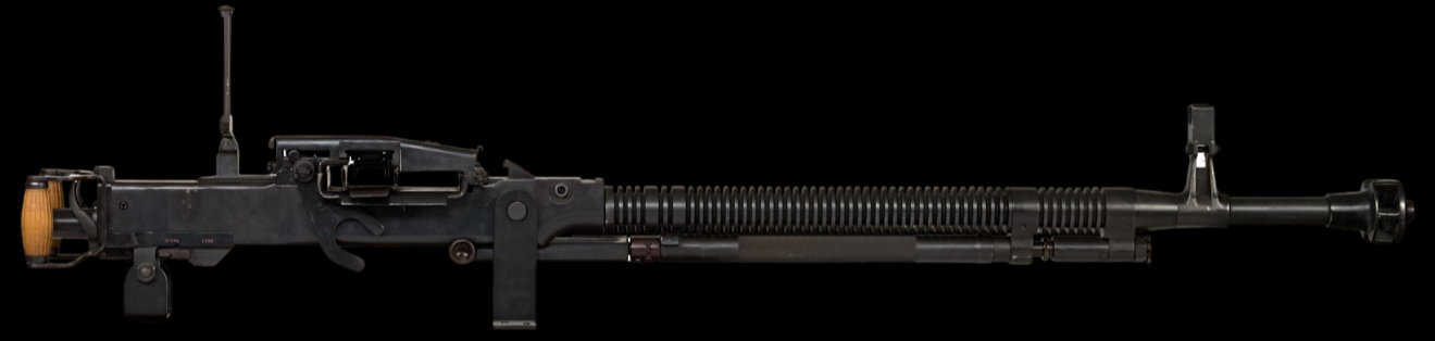 A machine gun used in The Terminal List: Dark Wolf Episode 1.