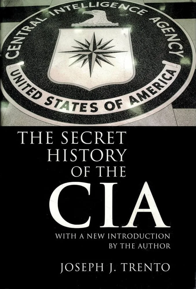 The Secret History as of the CIA: The Secret History of the CIA book cover featured in The Terminal List intro garage