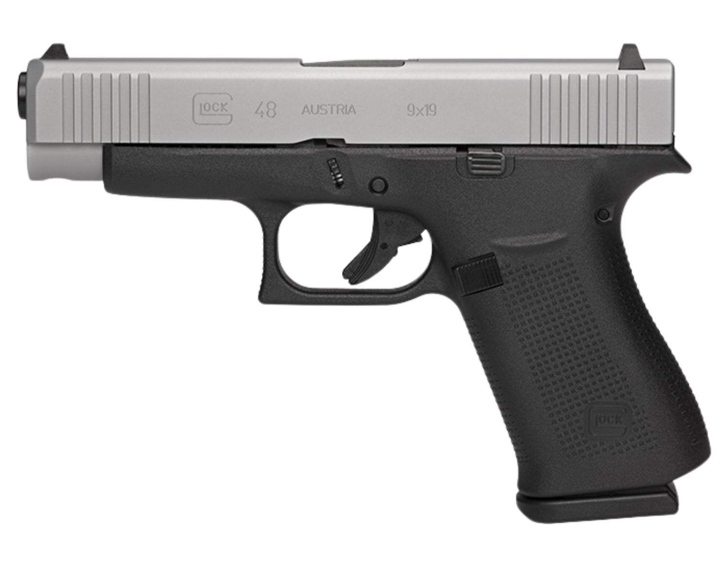 Glock 48 slimline compact pistol featured in The Terminal List intro garage