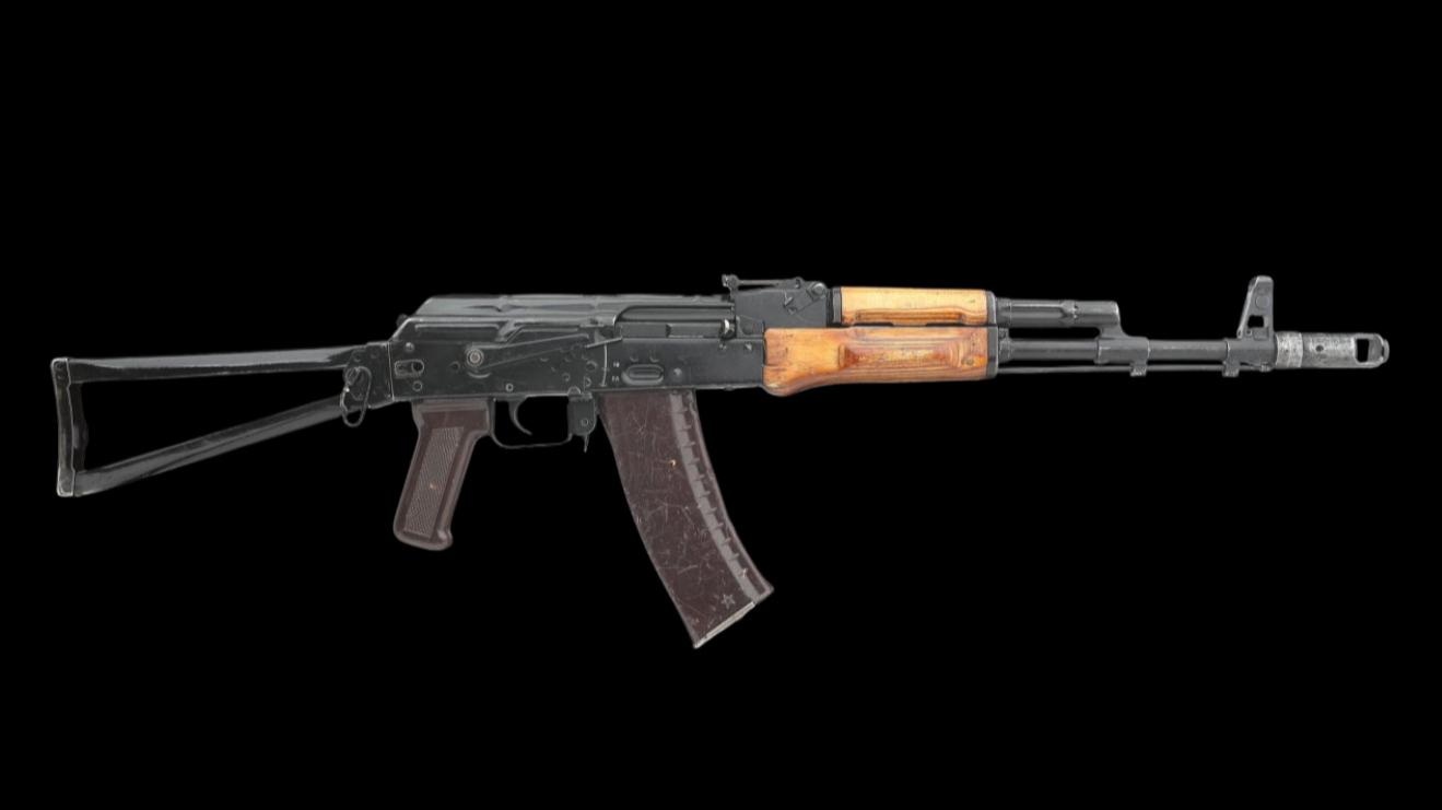 An AK used in The Terminal List: Dark Wolf Episode 1.