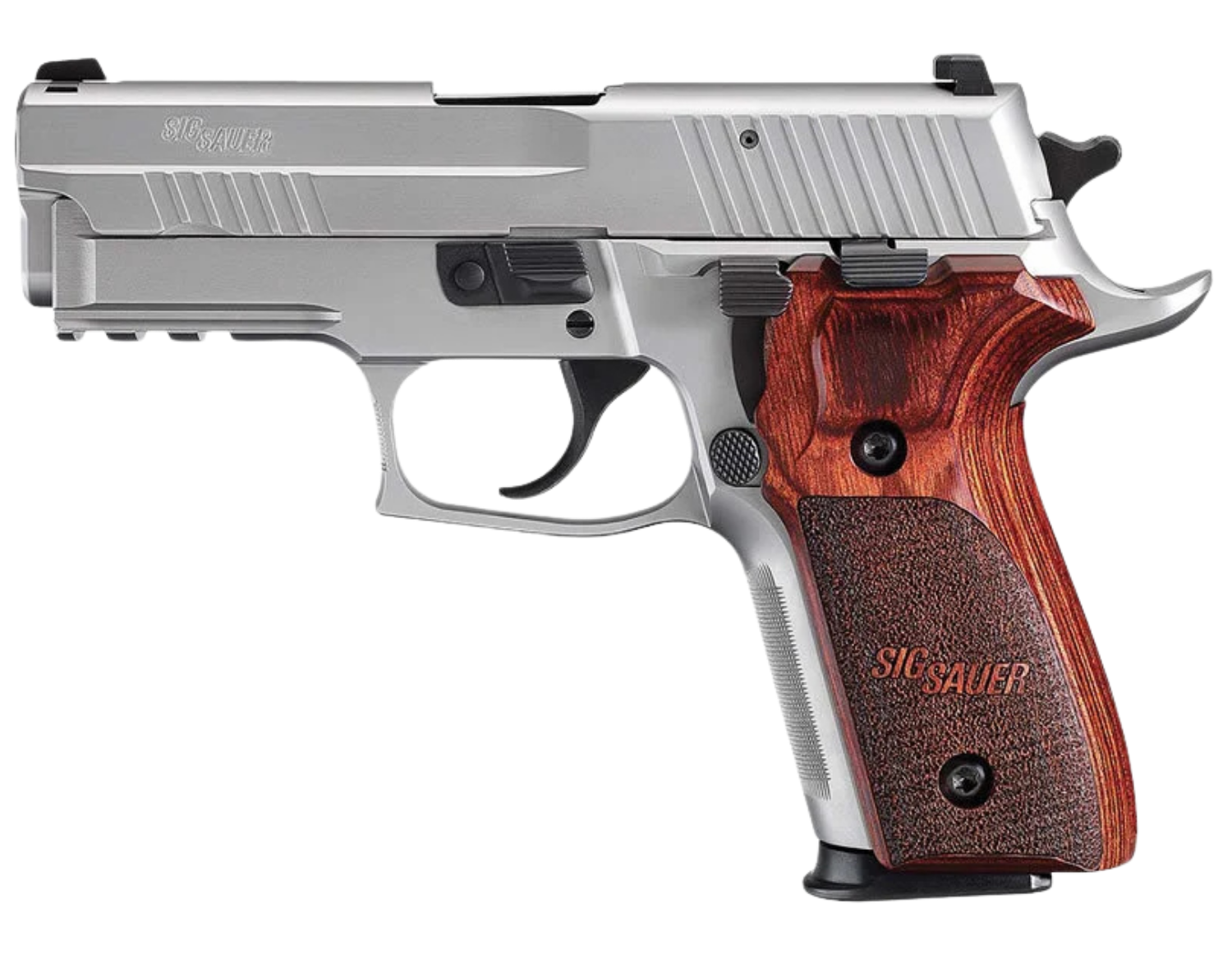 SIG Sauer P229 Stainless Elite pistol featured in The Terminal List intro garage