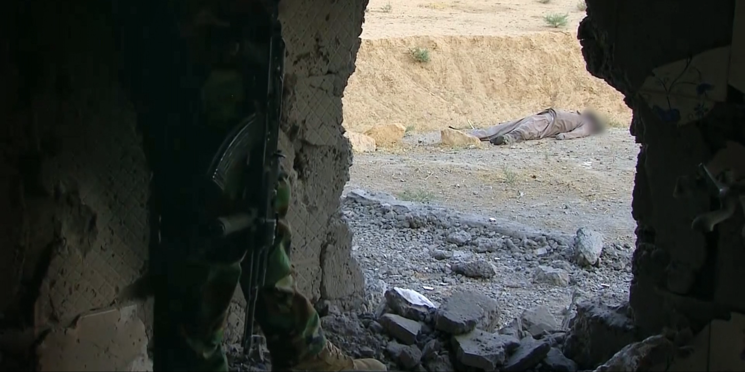 An AK used in The Terminal List: Dark Wolf Episode 1.