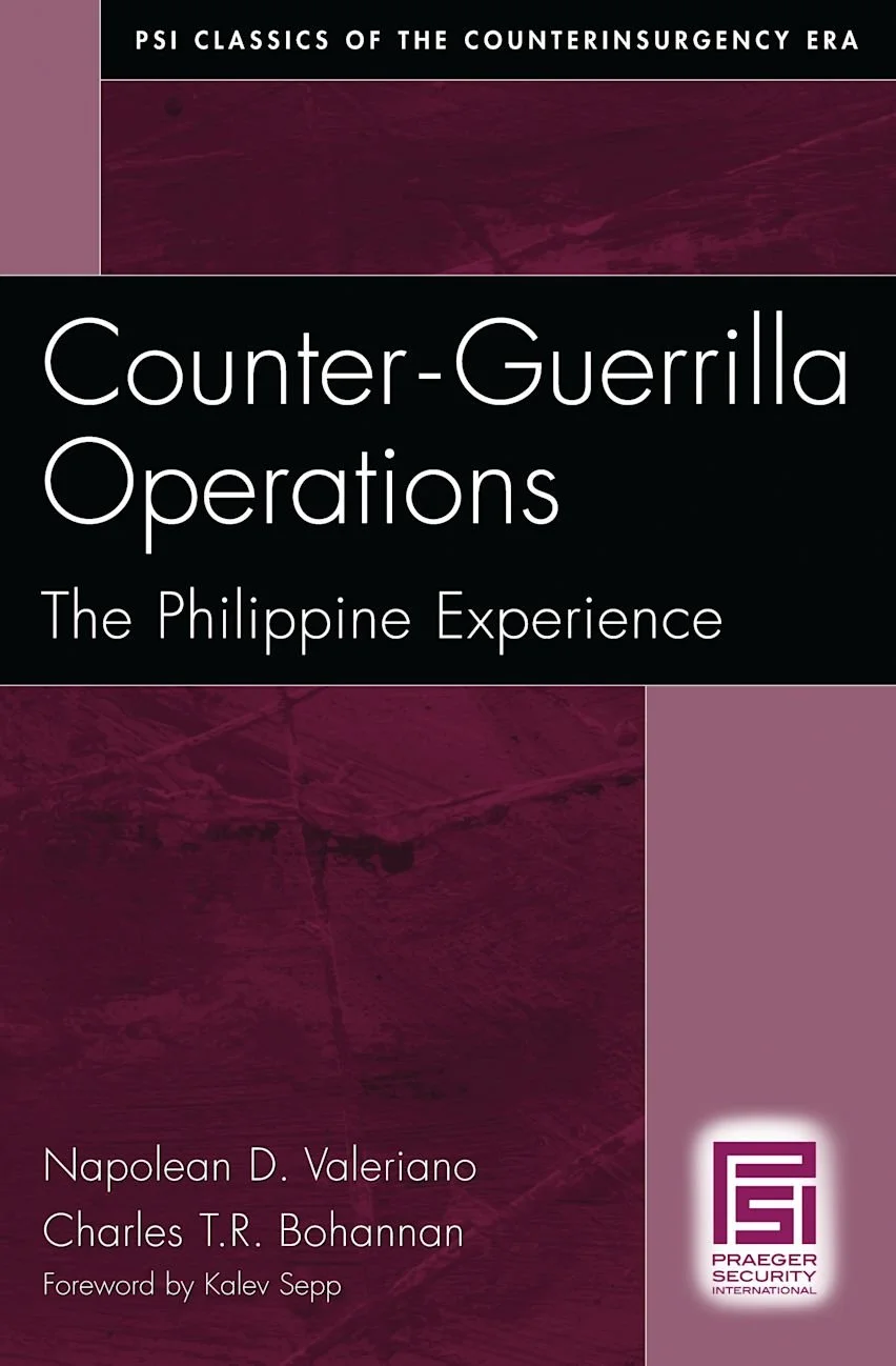 Counter-Guerrilla Operations: Counter-Guerrilla Operations book cover featured in The Terminal List intro garage