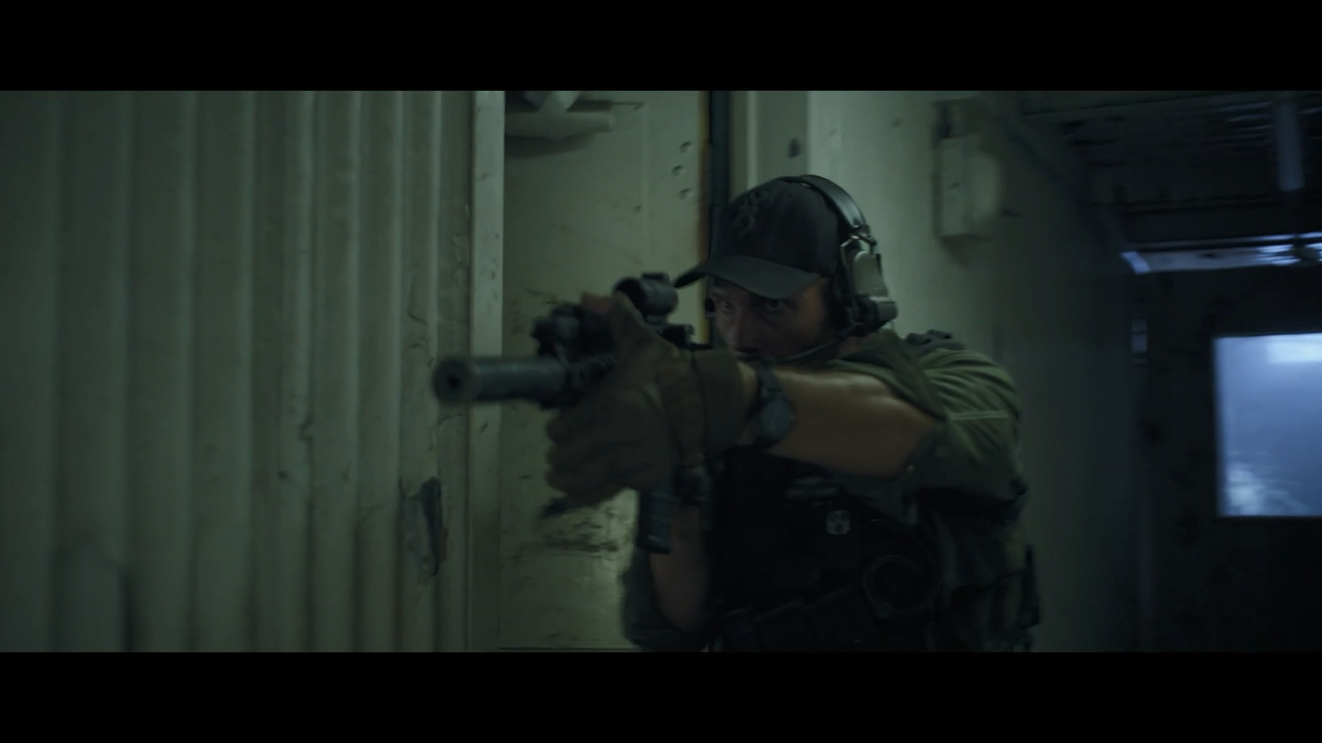 Custom AR-15 tactical rifle setup featured in The Terminal List season 2 teaser trailer