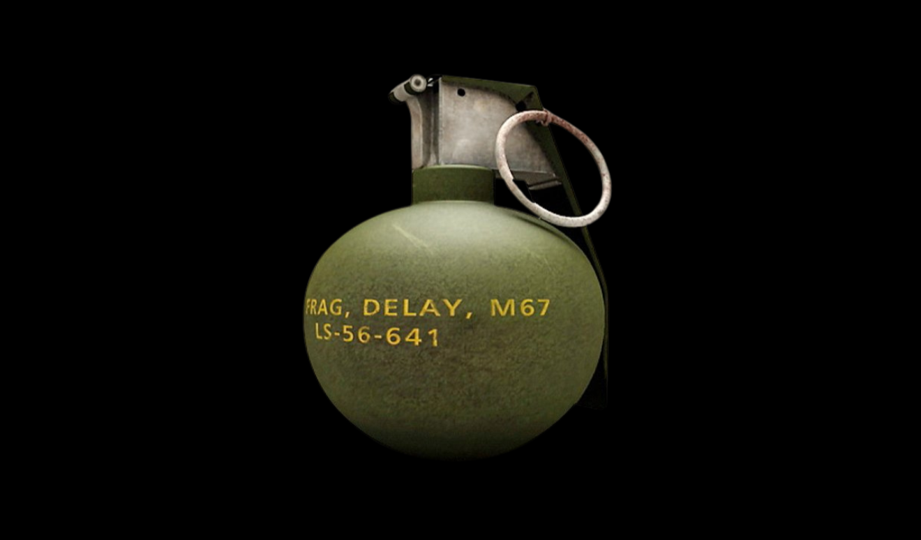 The grenade that James Reece uses in The Terminal List: Dark Wolf Episode 1.