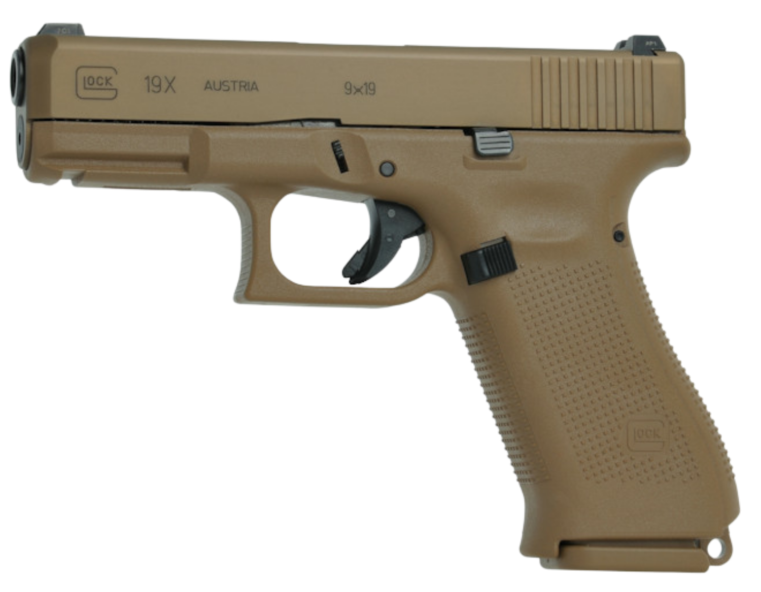 Glock 19X tactical pistol featured in The Terminal List intro garage