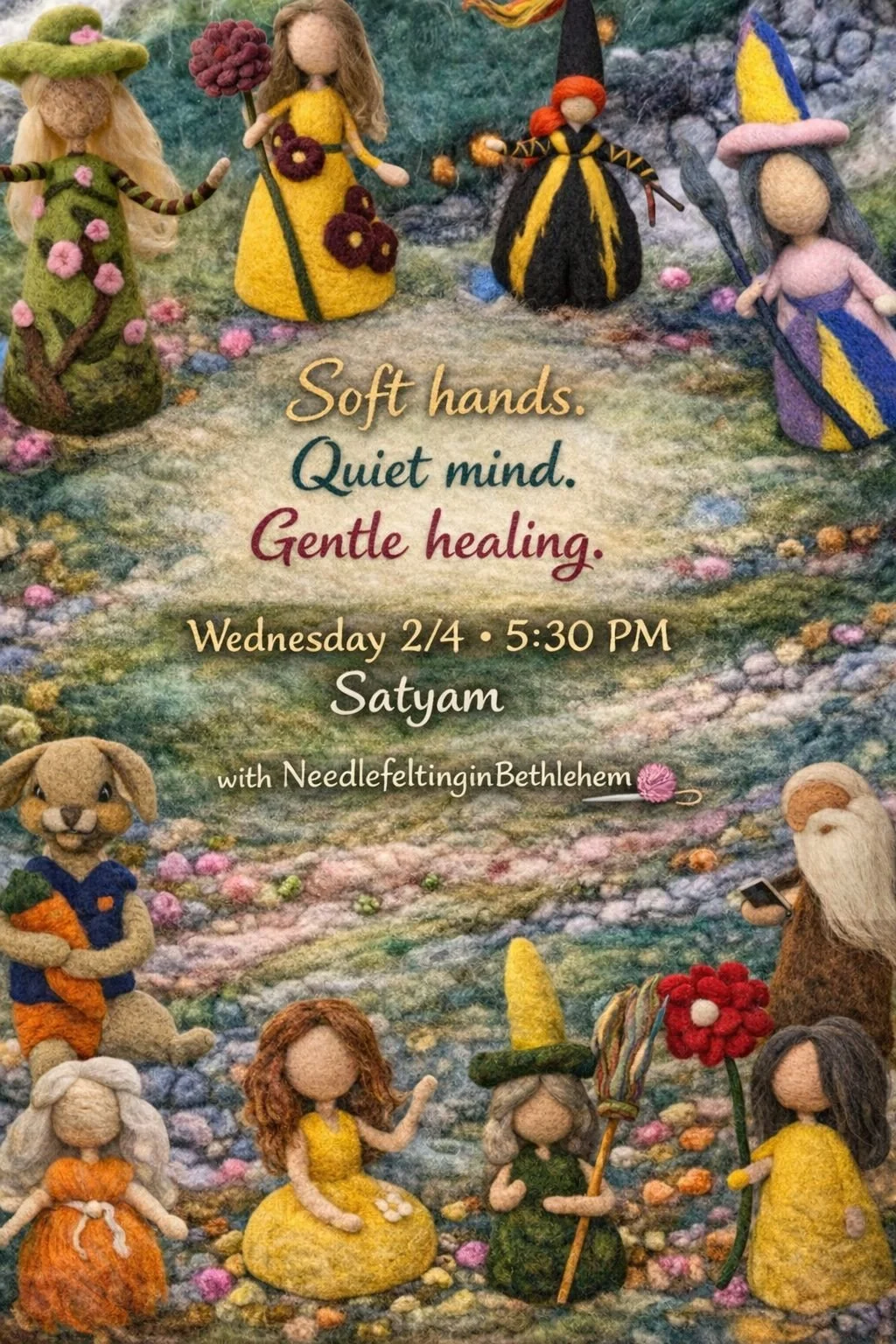 Workshop with Needlefelting