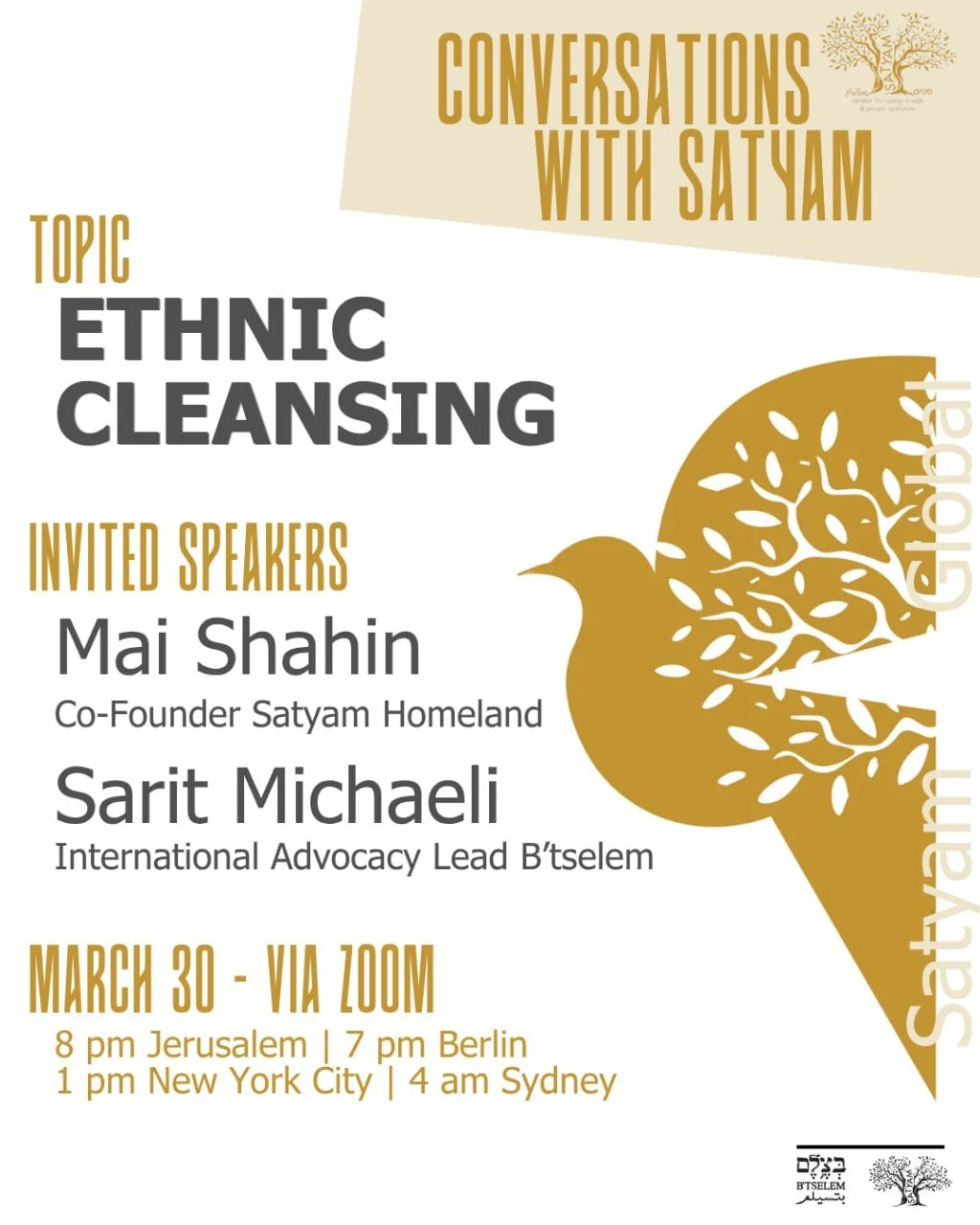 Conversation with Satyam - "Ethnic Cleansing"
