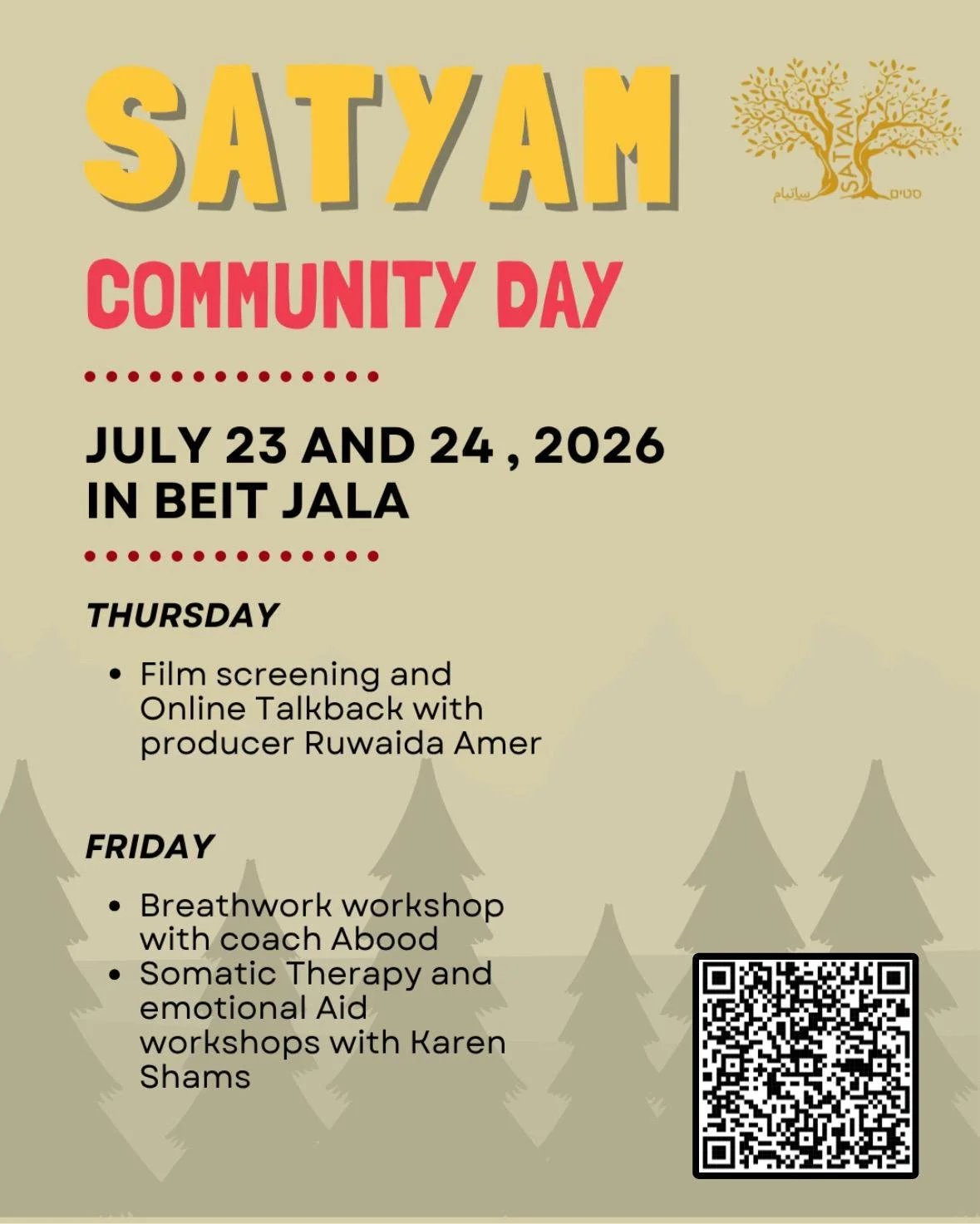 Satyam Community day (July 23rd and 24th) 