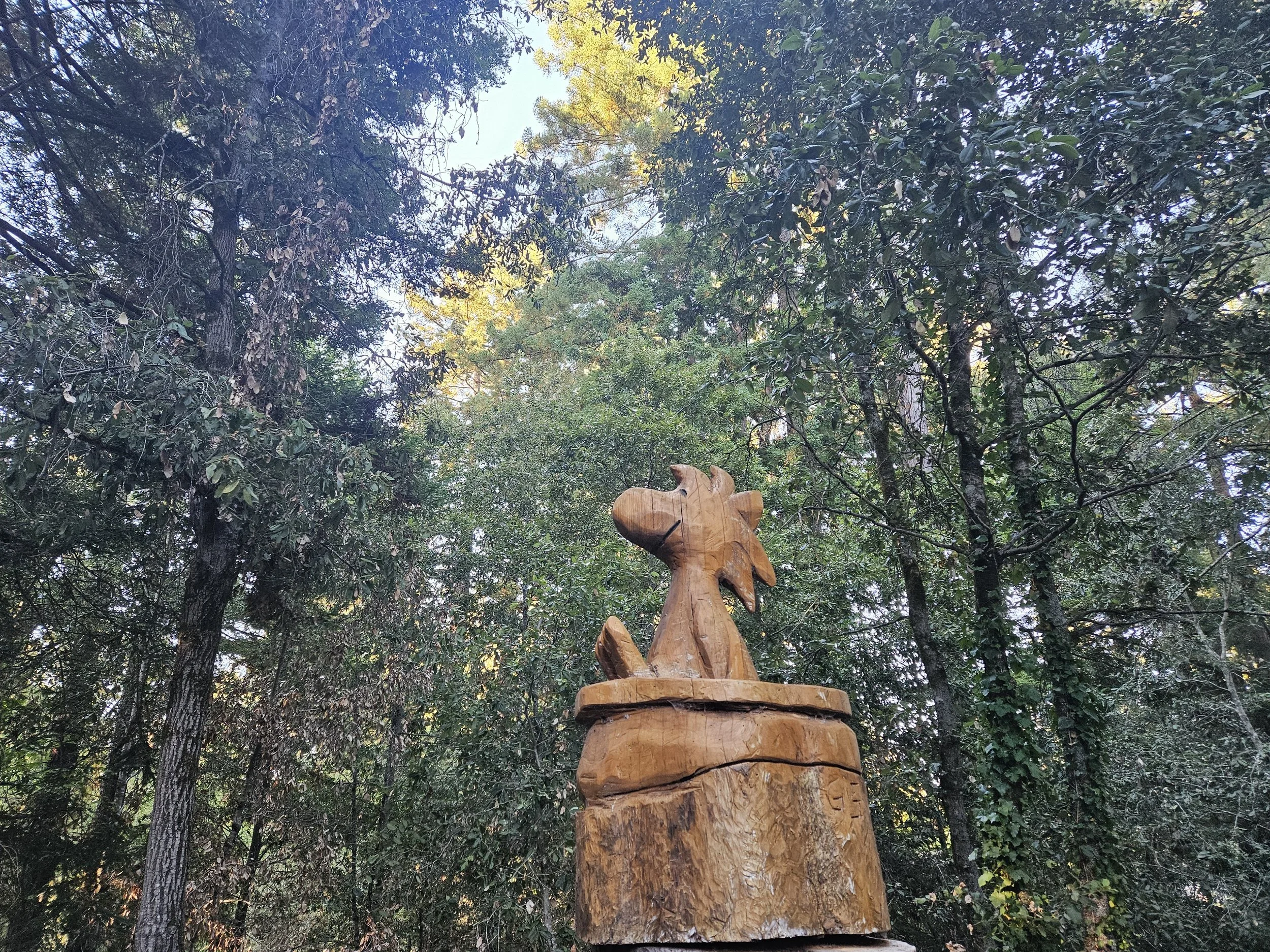 A Woodstock carving by Glen Seivers