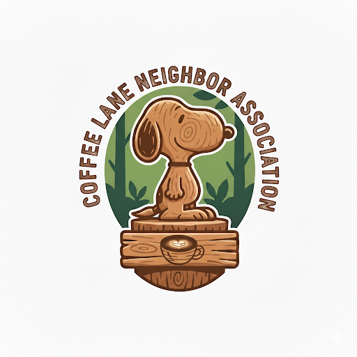 A fun neighborhood logo created by AI