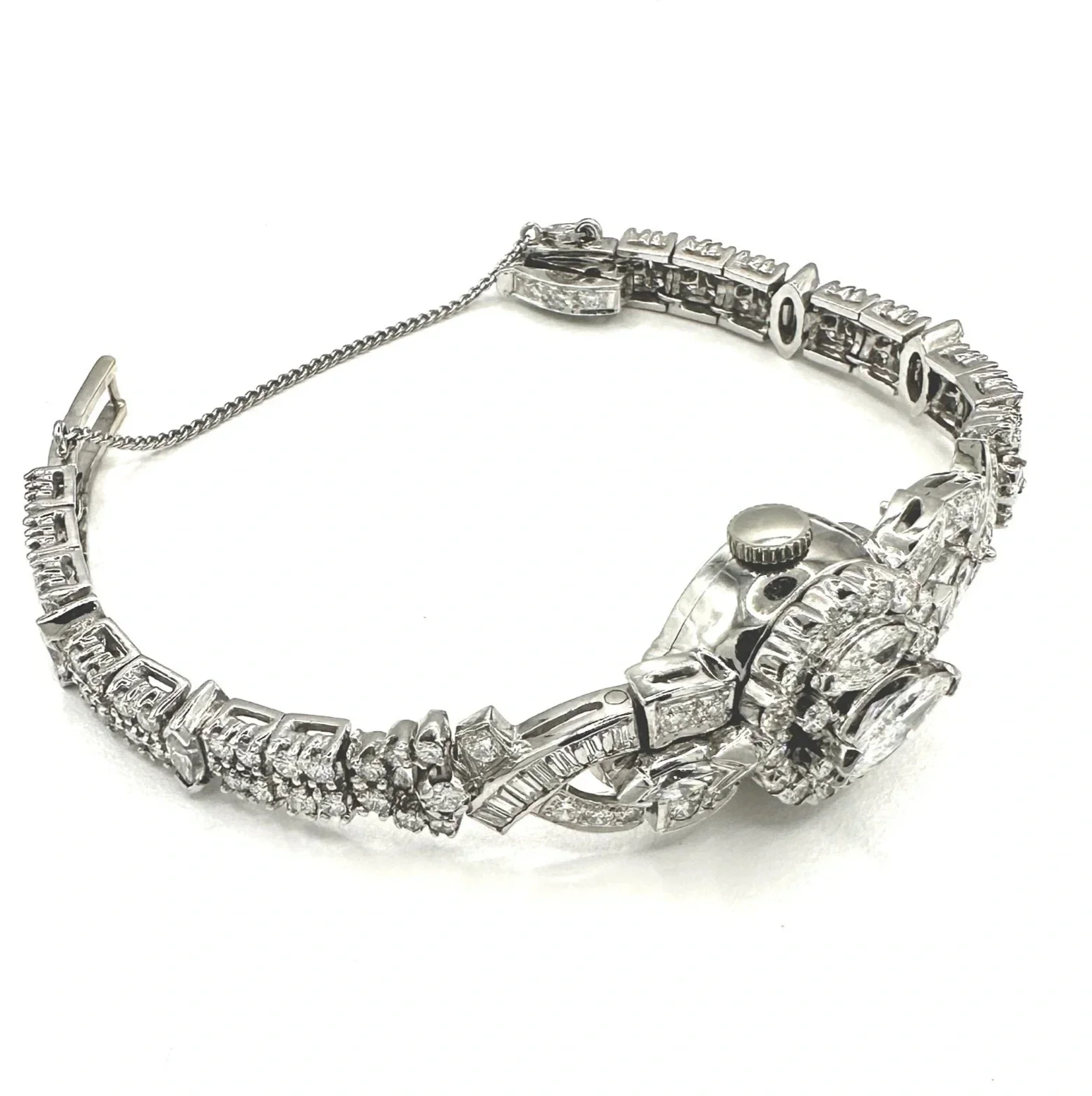 Vintage Antique Natural Diamond Cocktail Watch/Bracelet