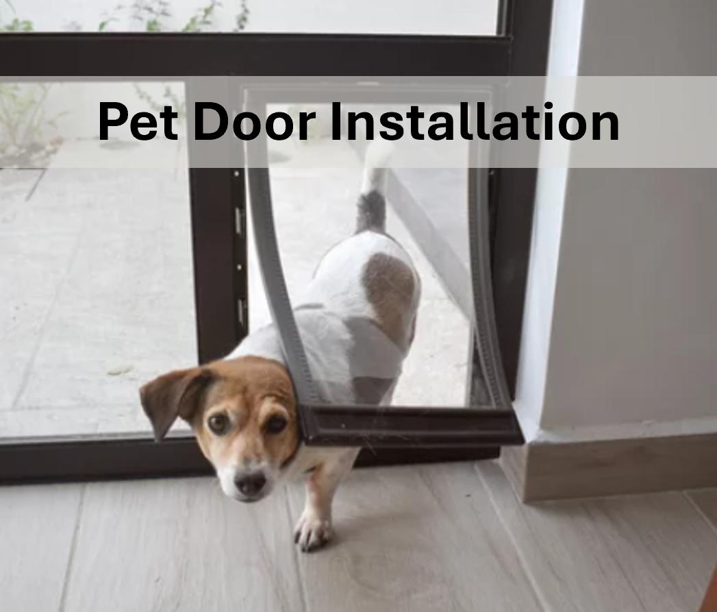 Give your furry friend the freedom they deserve with a secure, weather-resistant pet door professionally installed for convenience, comfort, and peace of mind.