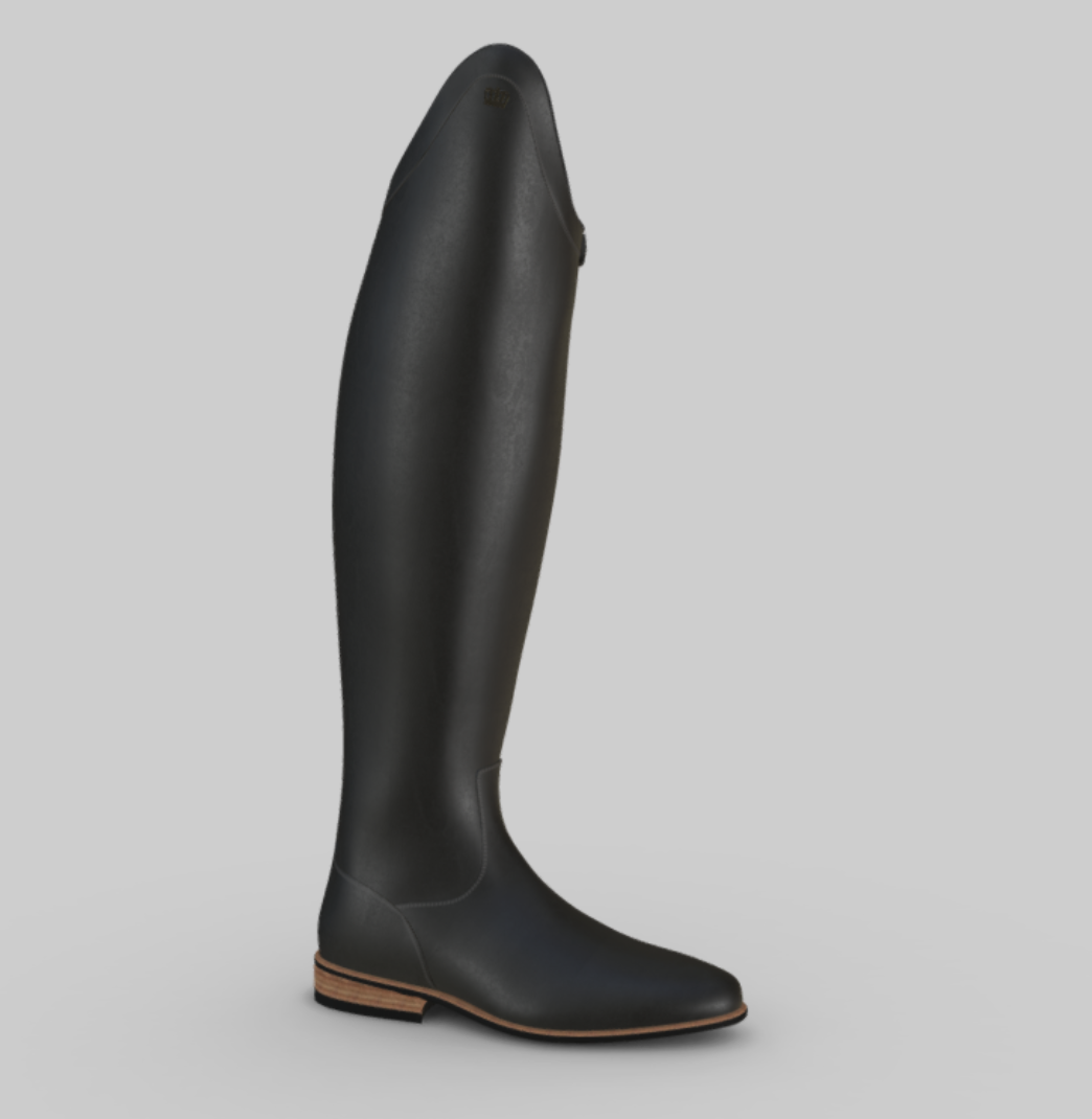 Kingsley Riding Boot. Black Lexington
