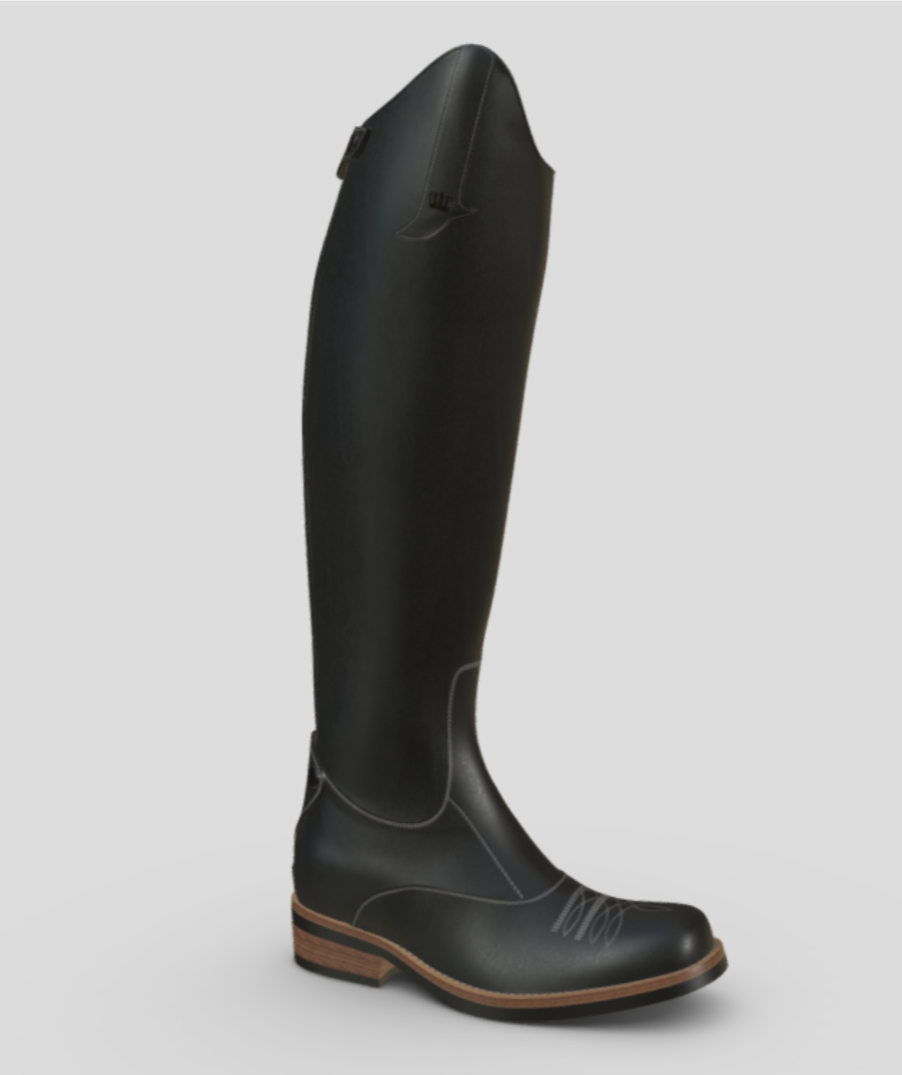 Kingsley Riding Boot. Black Denver 