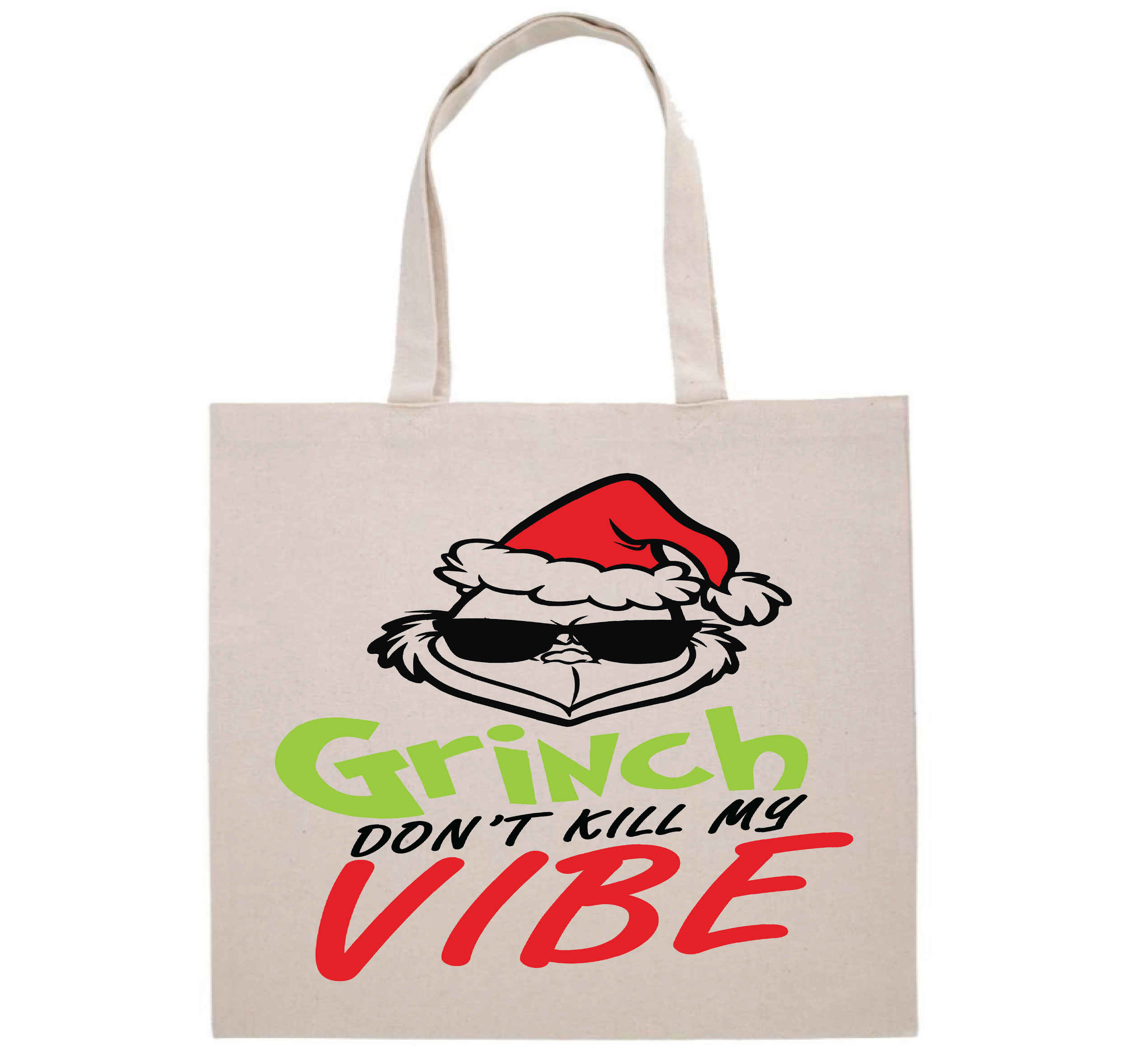 Grinch Vibe Tote Bag