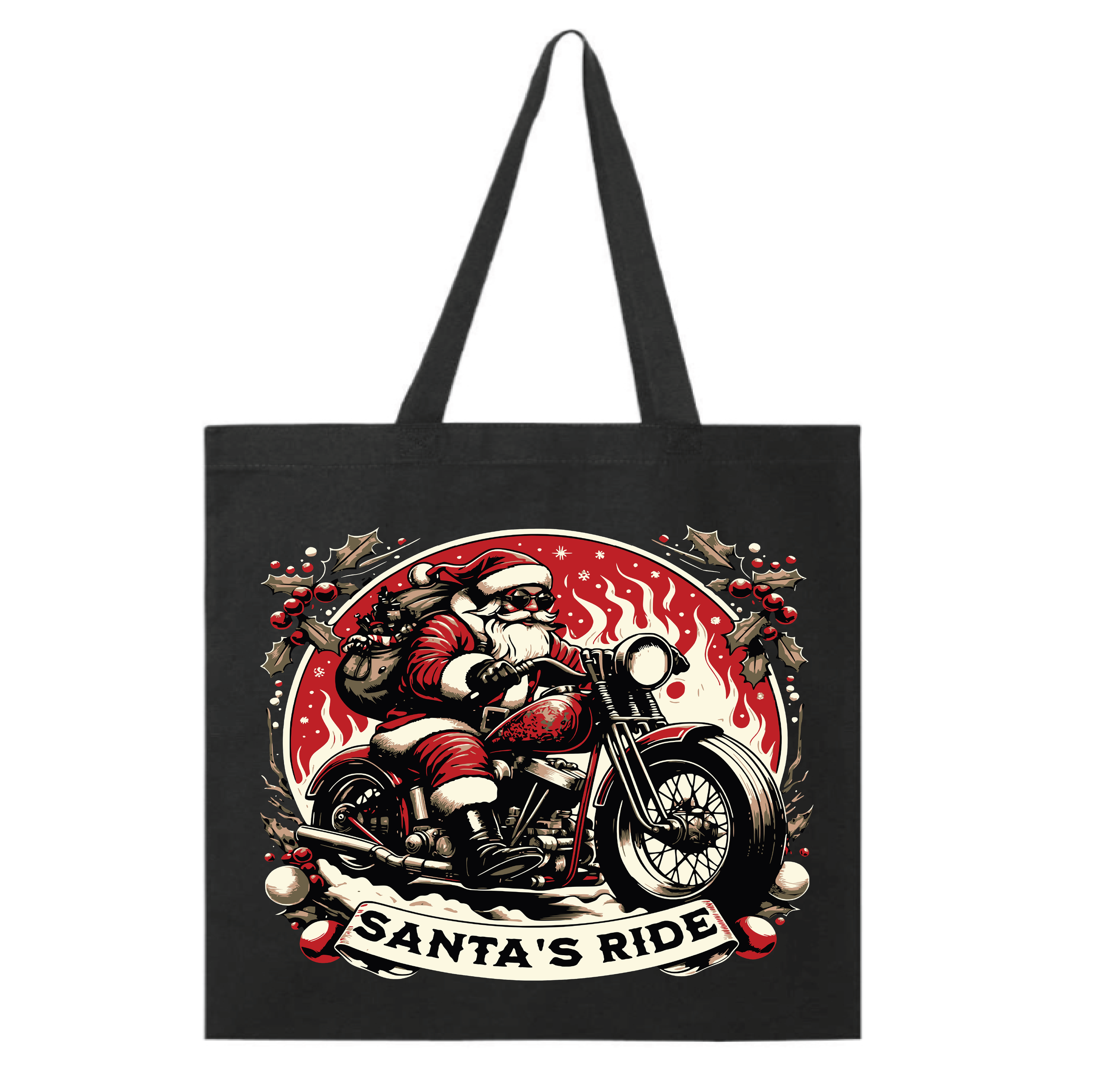 Santas Ride Tote Bag