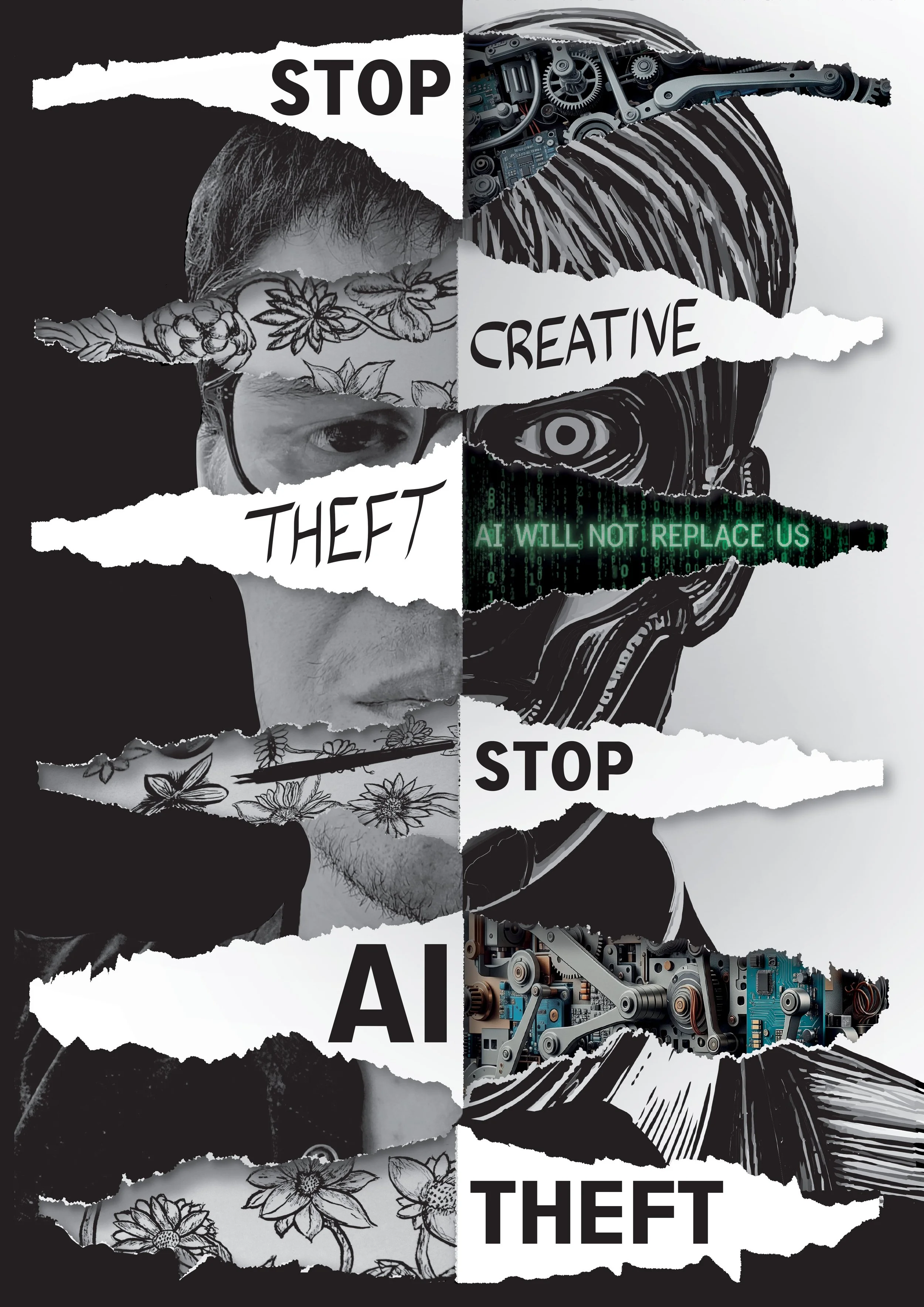 Mix Medium VS AI, Poster