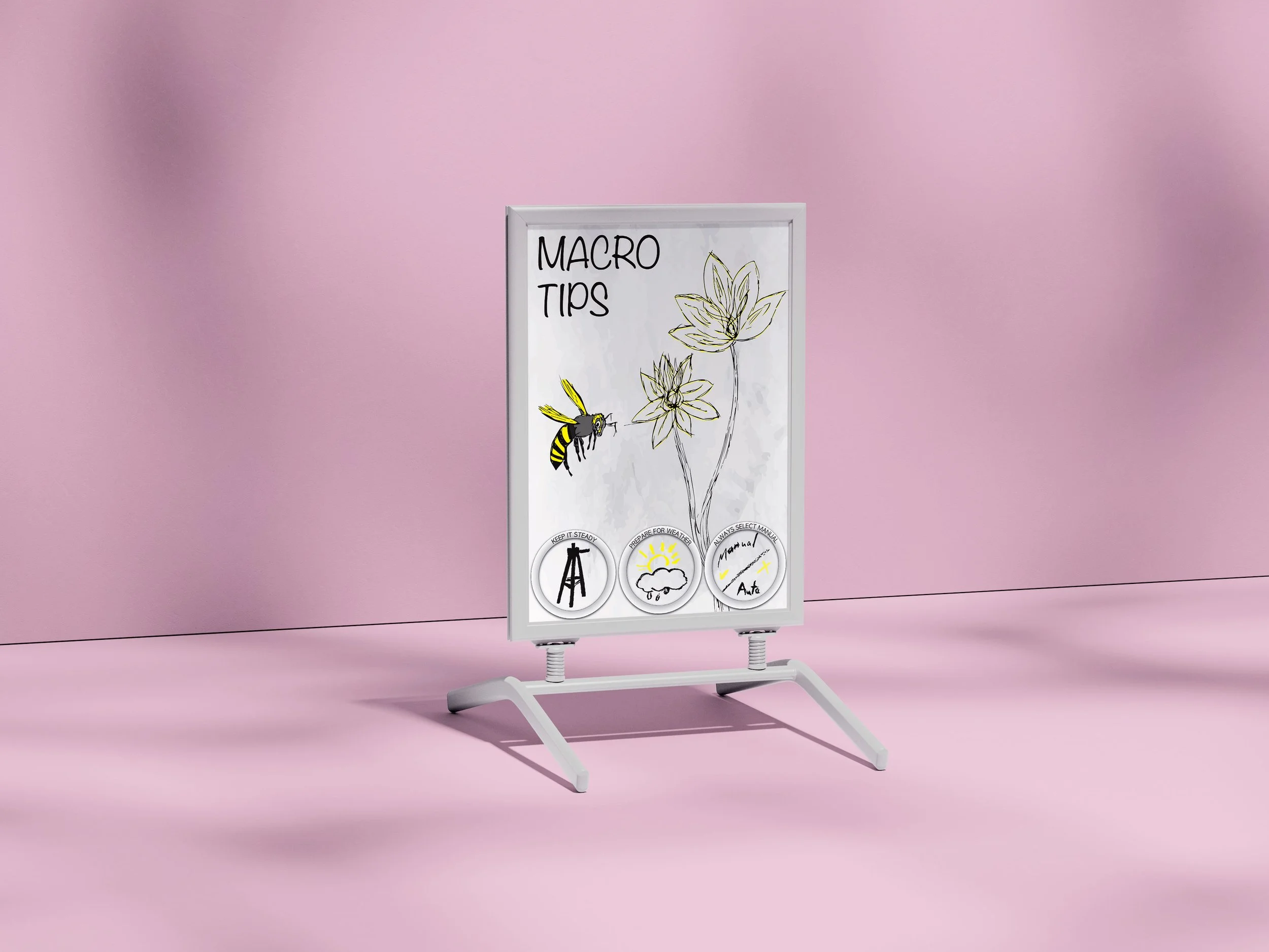 Macro Tips, Infographic Posters