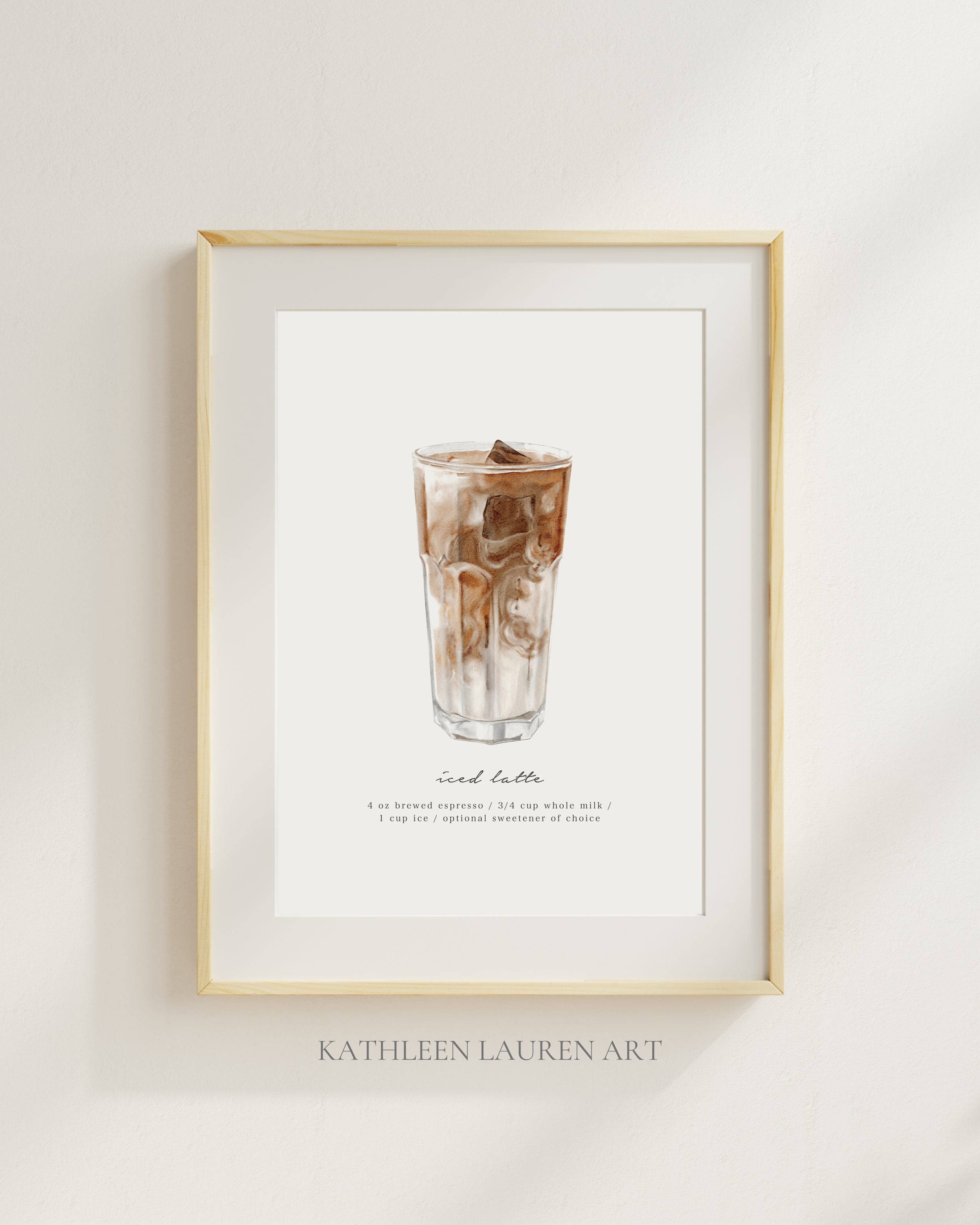 Iced Latte