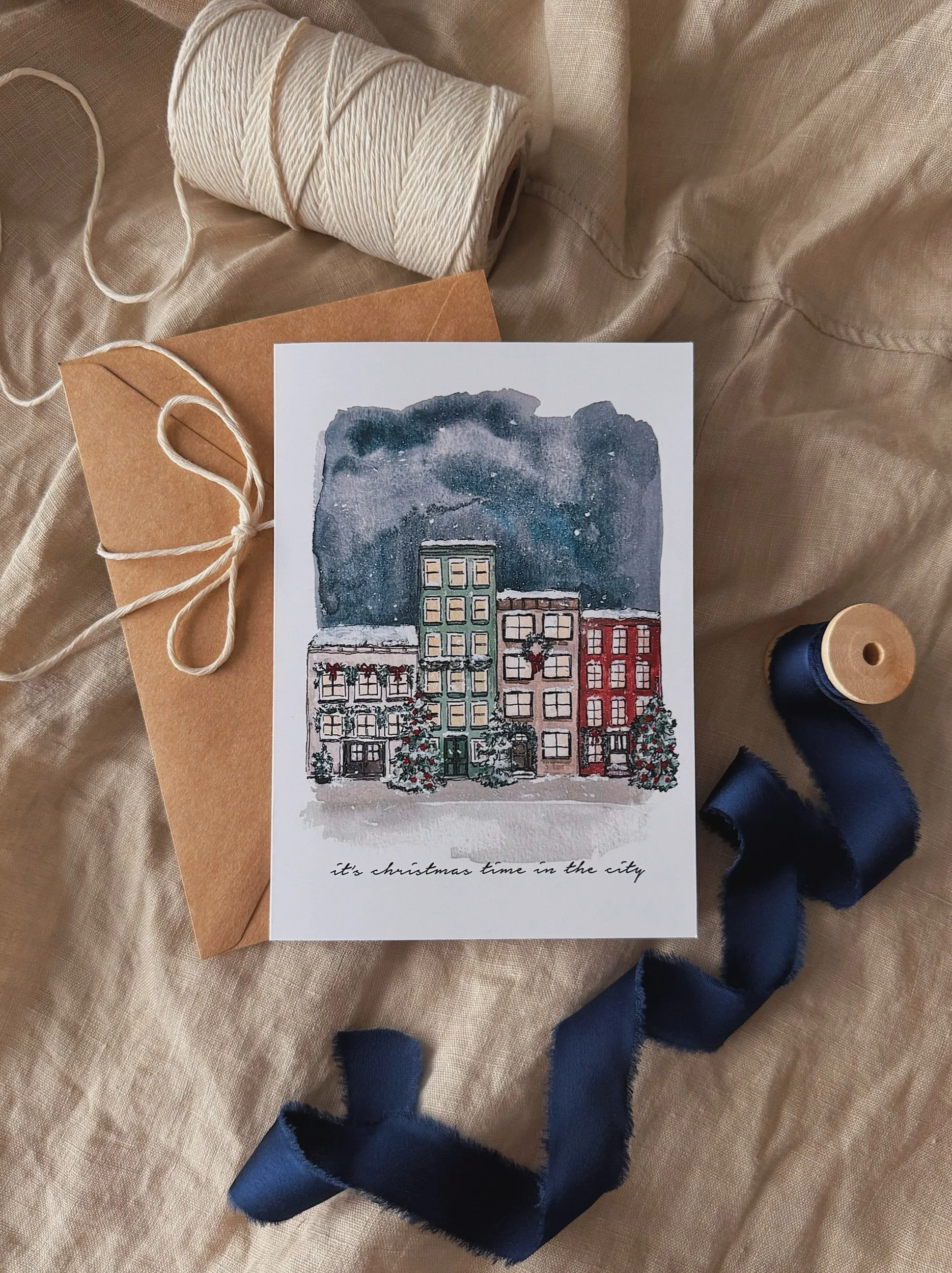 Christmas in the City Holiday Card (W)