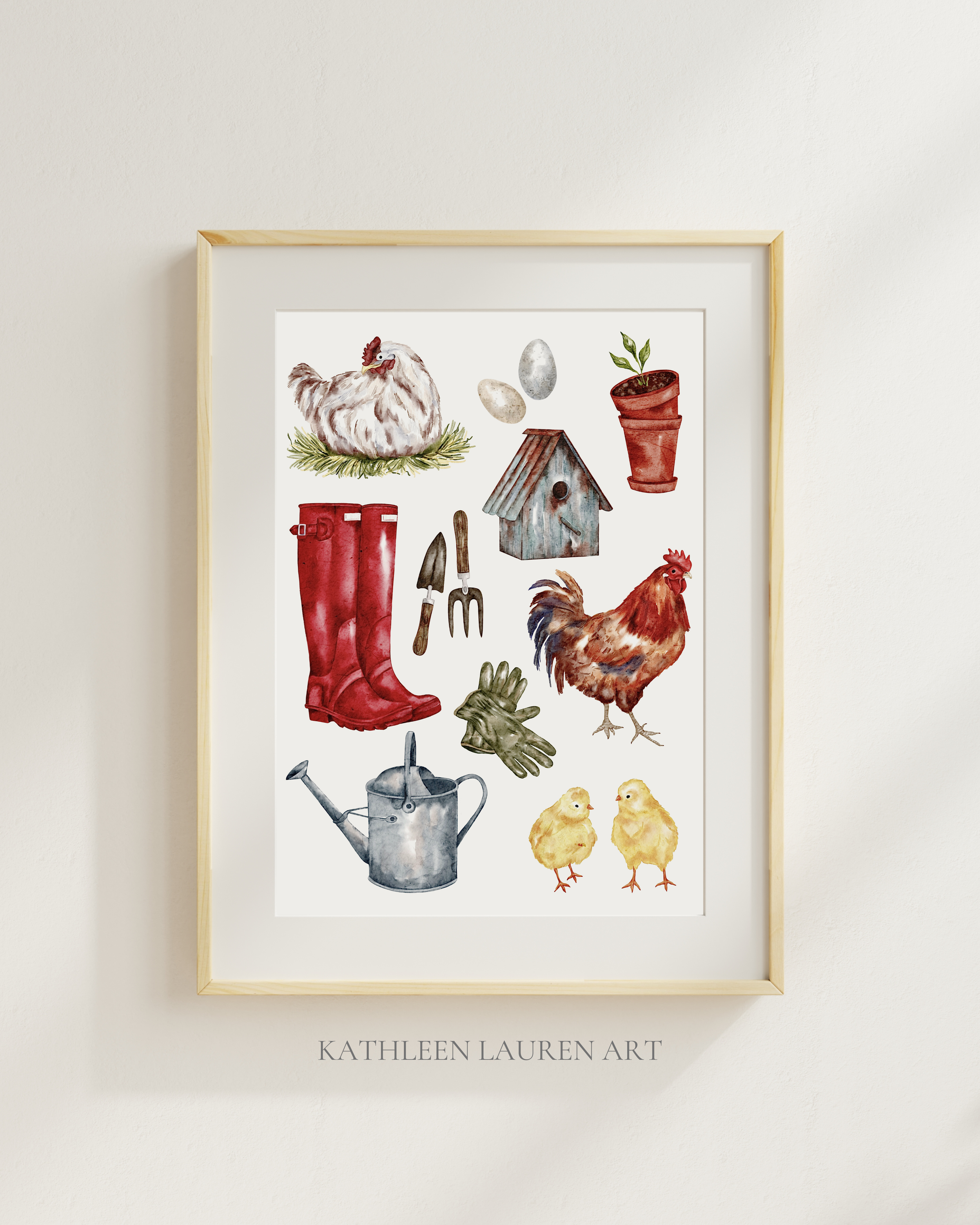Farmhouse Collage