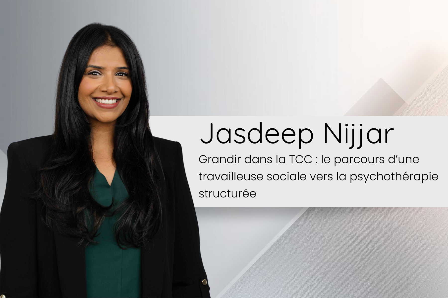 Grandir dans la TCC : le parcours d’une travailleuse sociale vers la psychothérapie structurée