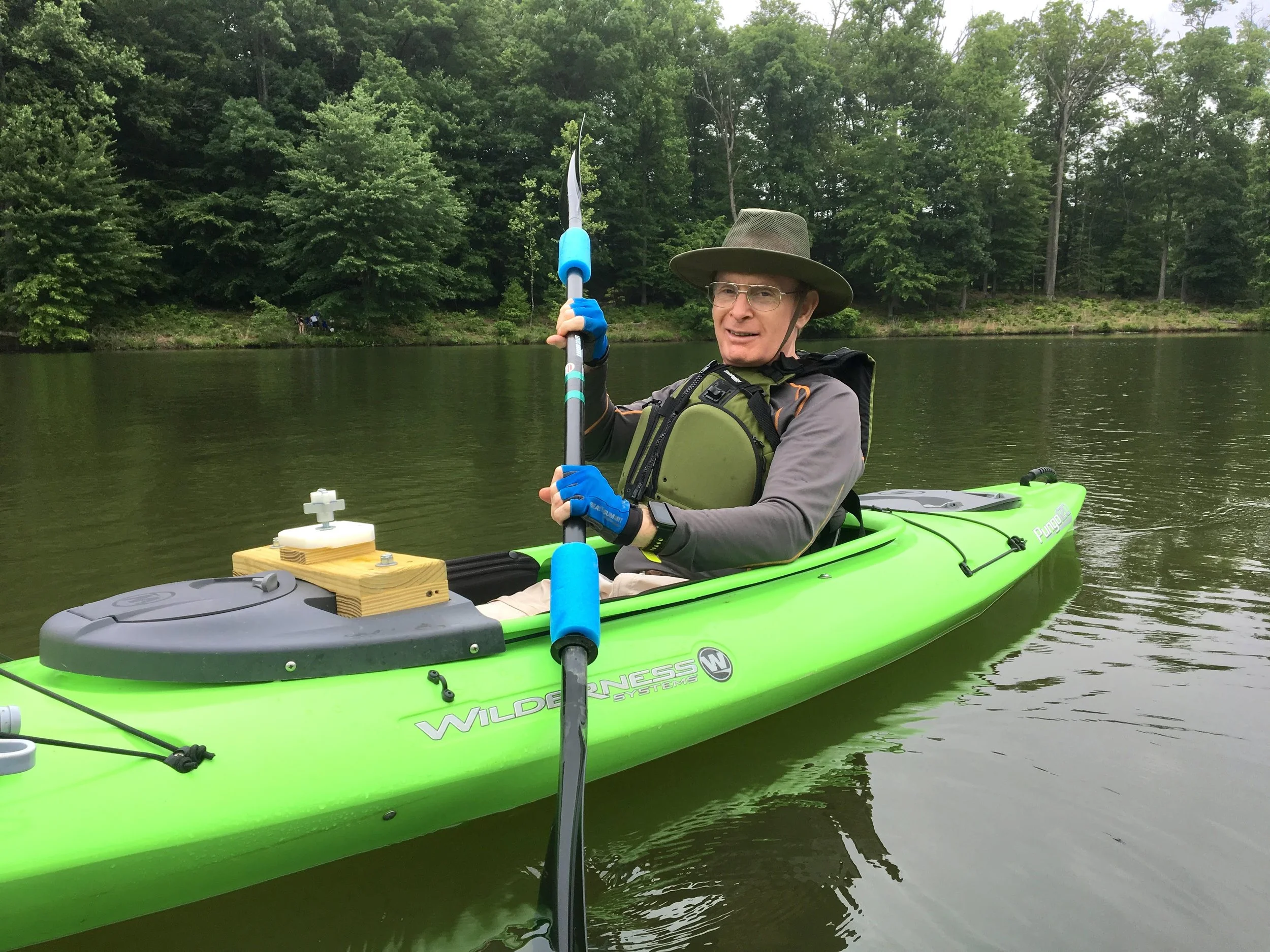 Brian Cooper kayaking