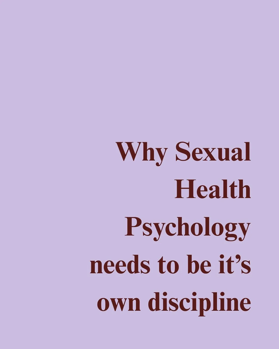 Why Sexual Health Psychology Needs to Be Its Own Discipline
Up to 50% of people will experience a sexual difficulty in their lifetime, yet delays—or no treatment at all—remain the norm. These challenges don’t exist in isolation; the