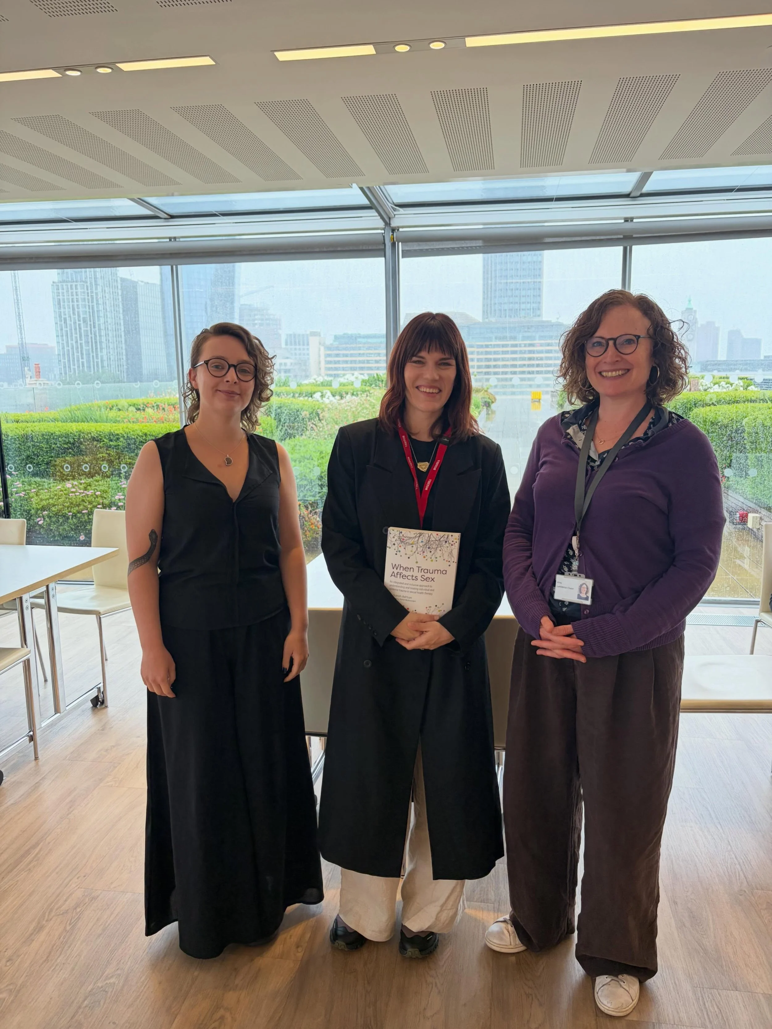 Yesterday was a very special day.

I had the opportunity to visit my publisher in London and meet the wonderful team who helped bring When Trauma Affects Sex to life. A huge thank you to @amylankester, @sarah_t_at_jkp, and everyone at @jkpbooks for t