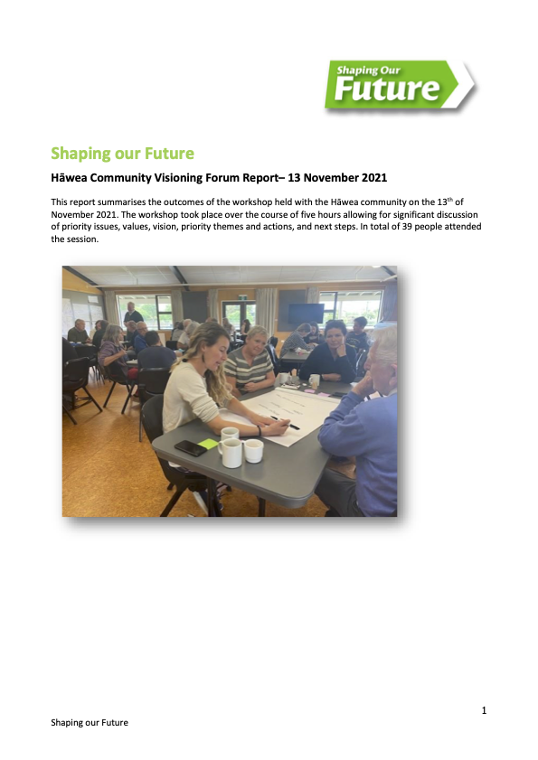 Forum notes 2021