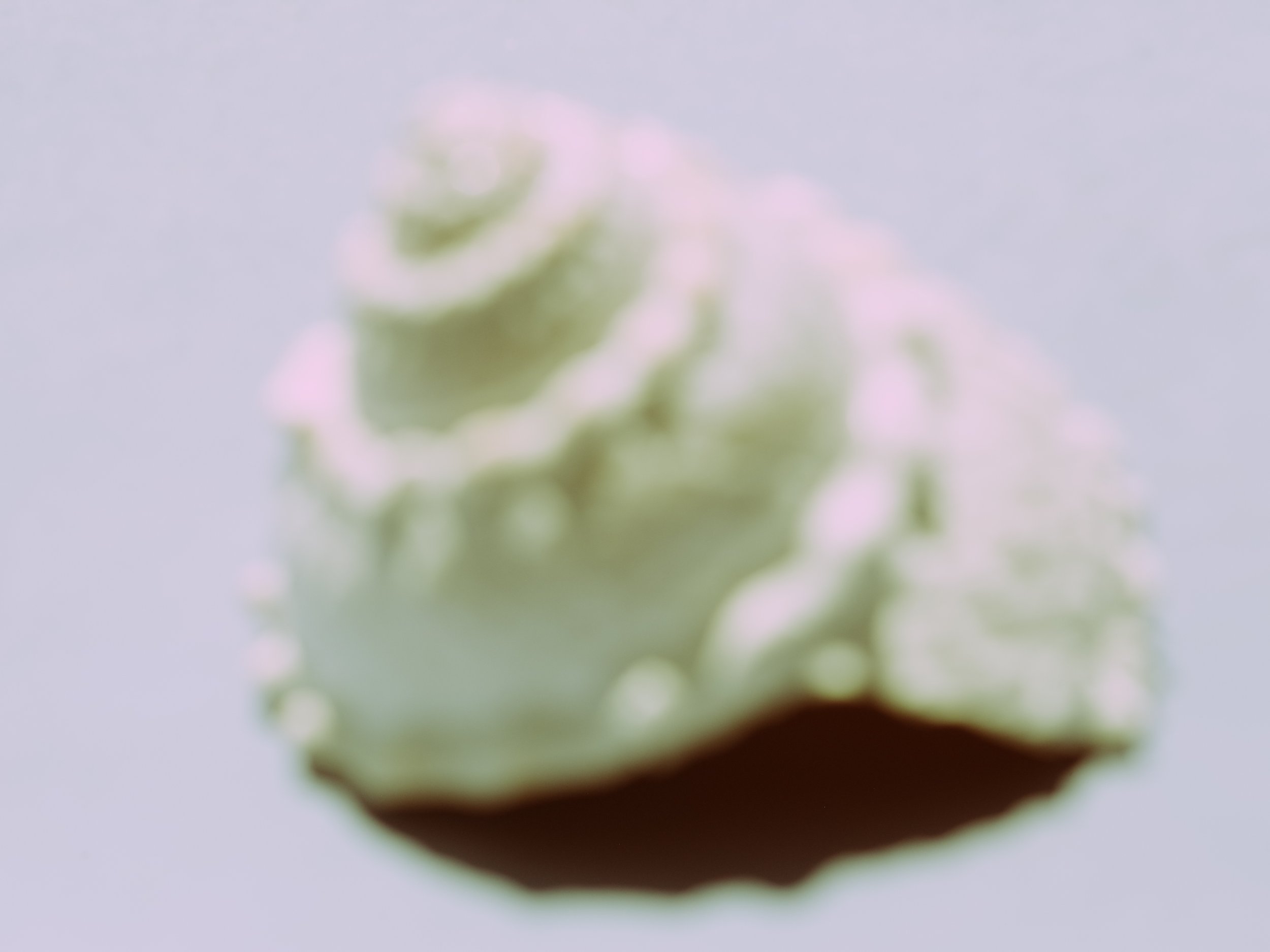 Soft-focus shell, pink, lavendar.