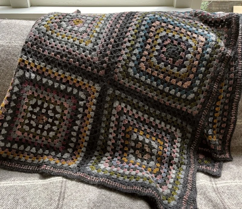 granny-square blanket