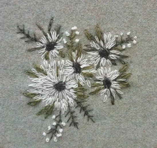 wool embroidery