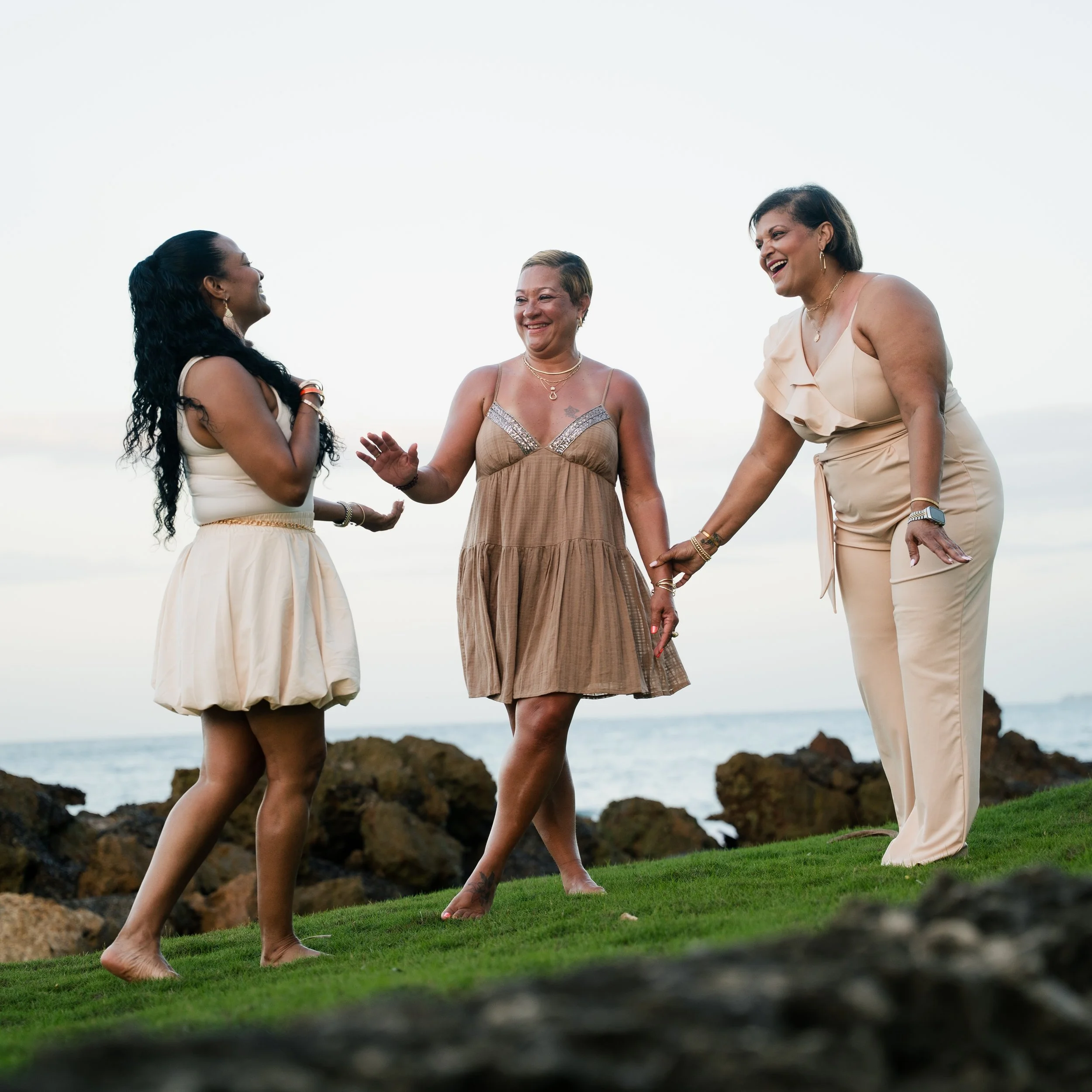 girls laughing 