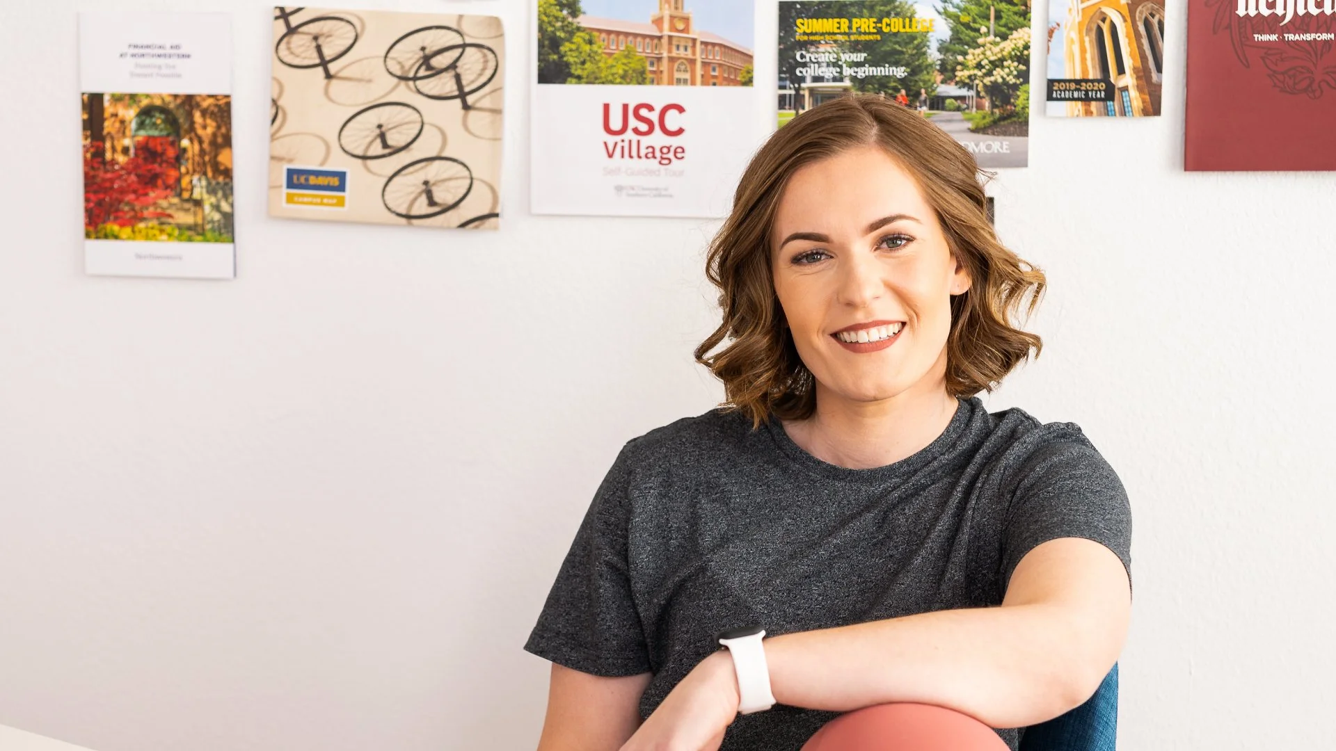 Carly Gieszl smiles at the camera