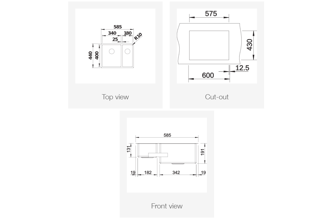 Blanco CLARON-340-180-IF mål dimensjoner.png