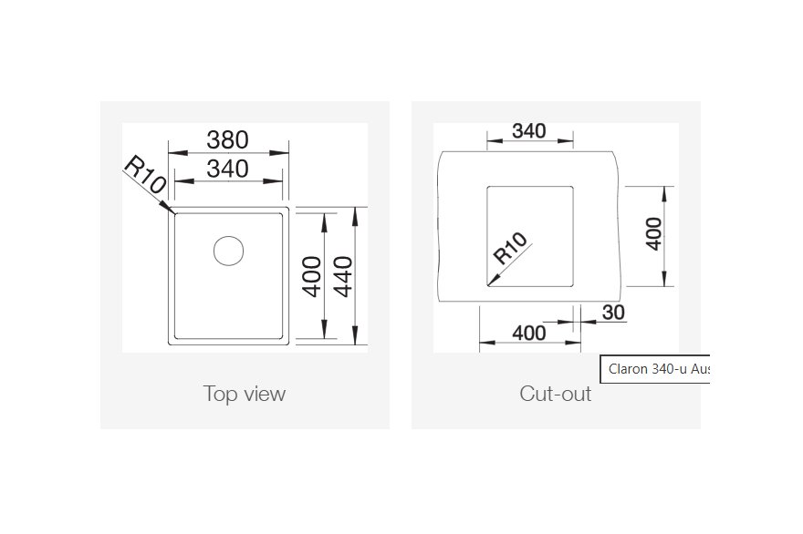 CLARON-340-U mål dimensjoner.png