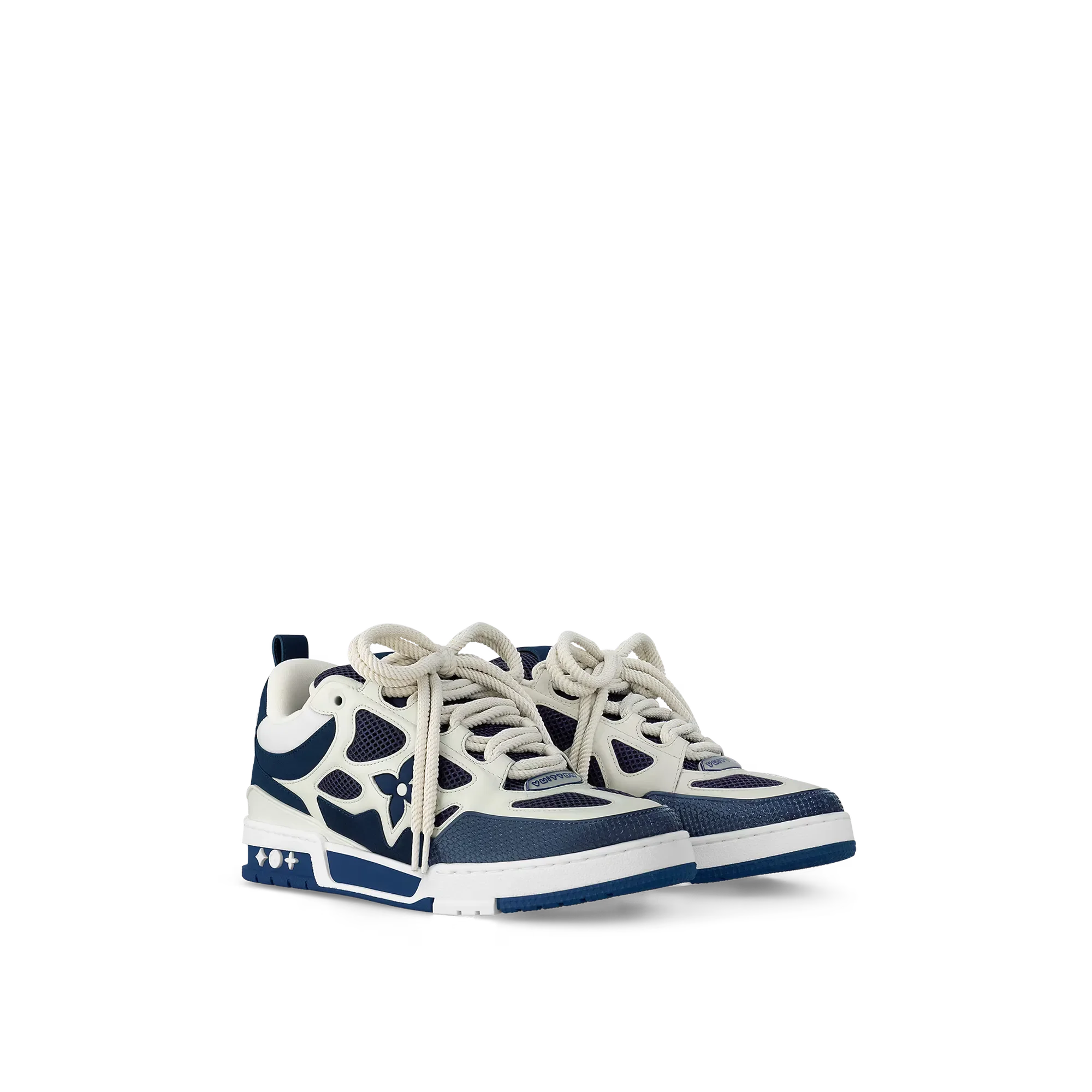 LV Skate Sneaker Essential Blue and White