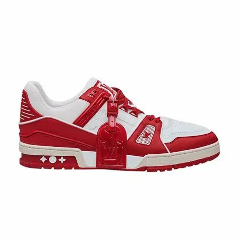 LV Trainer Sneaker Red