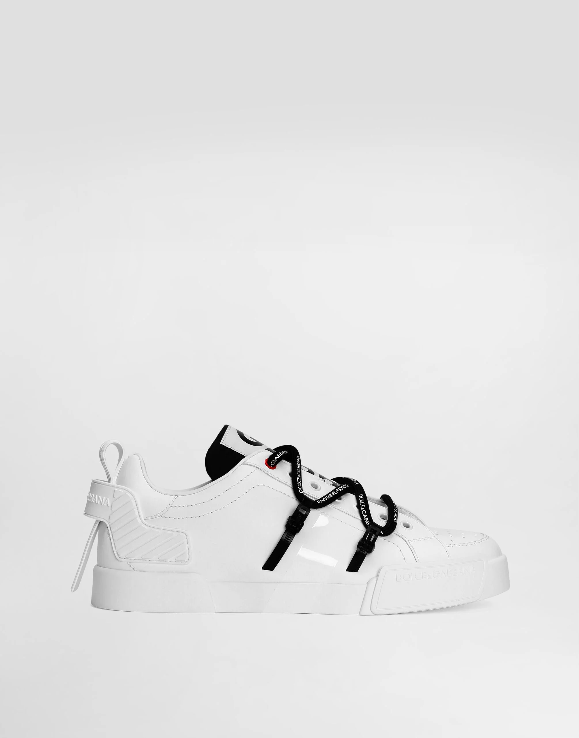 Portofino sneakers in calfskin and patent leather