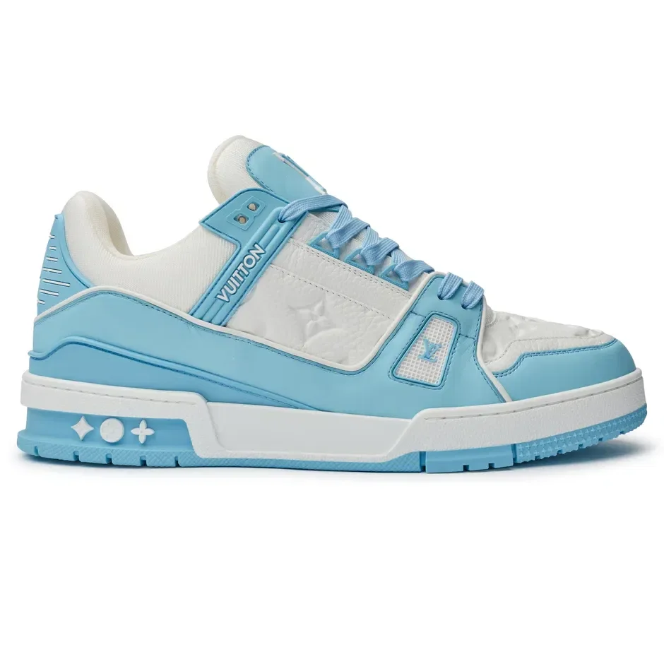 LV Trainer Sneaker Sky Blue