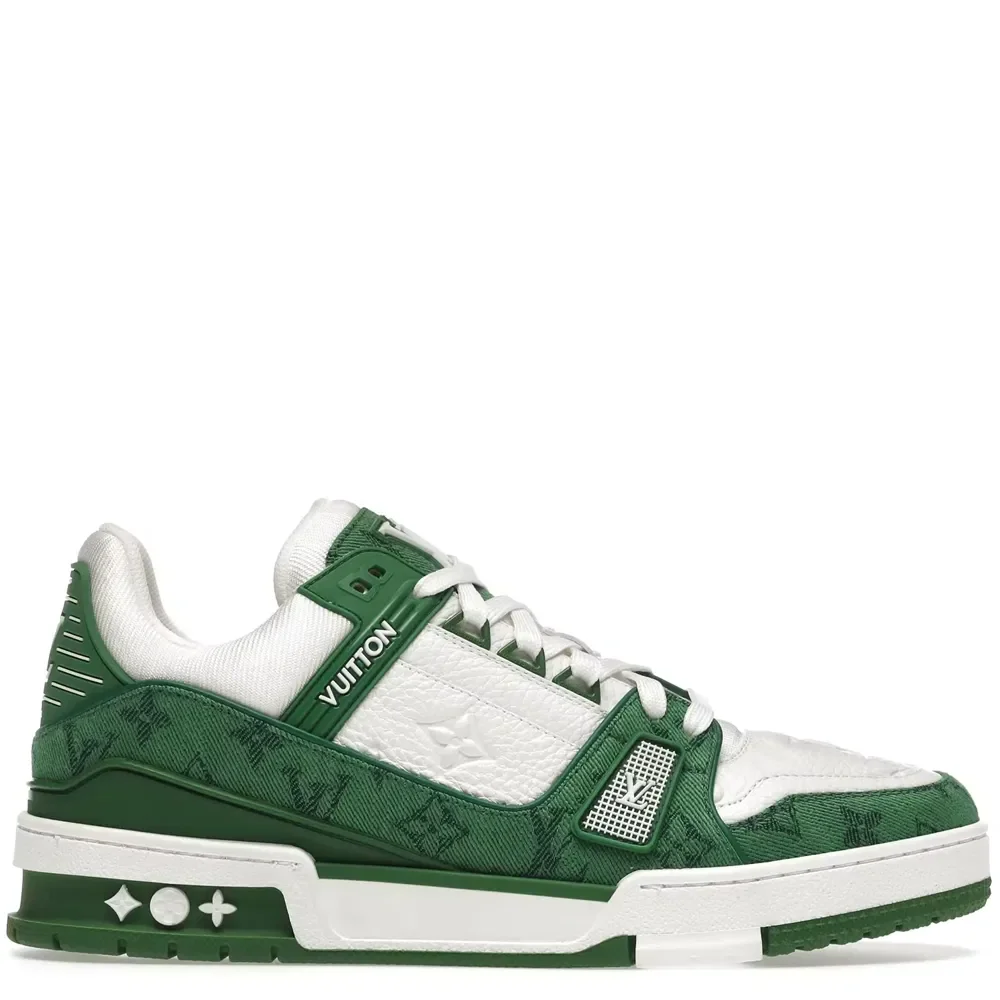 LV Trainer Sneaker Green
