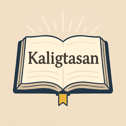 Larawan ng bukas na Biblia na may pamagat na Kaligtasan, unang aralin ng Discipleship